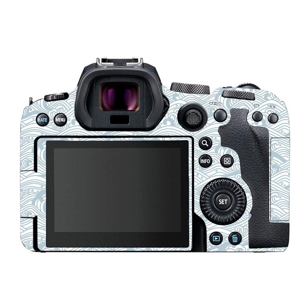 Textured Frost Wave Canon EOS R6 Mark I Camera Skin