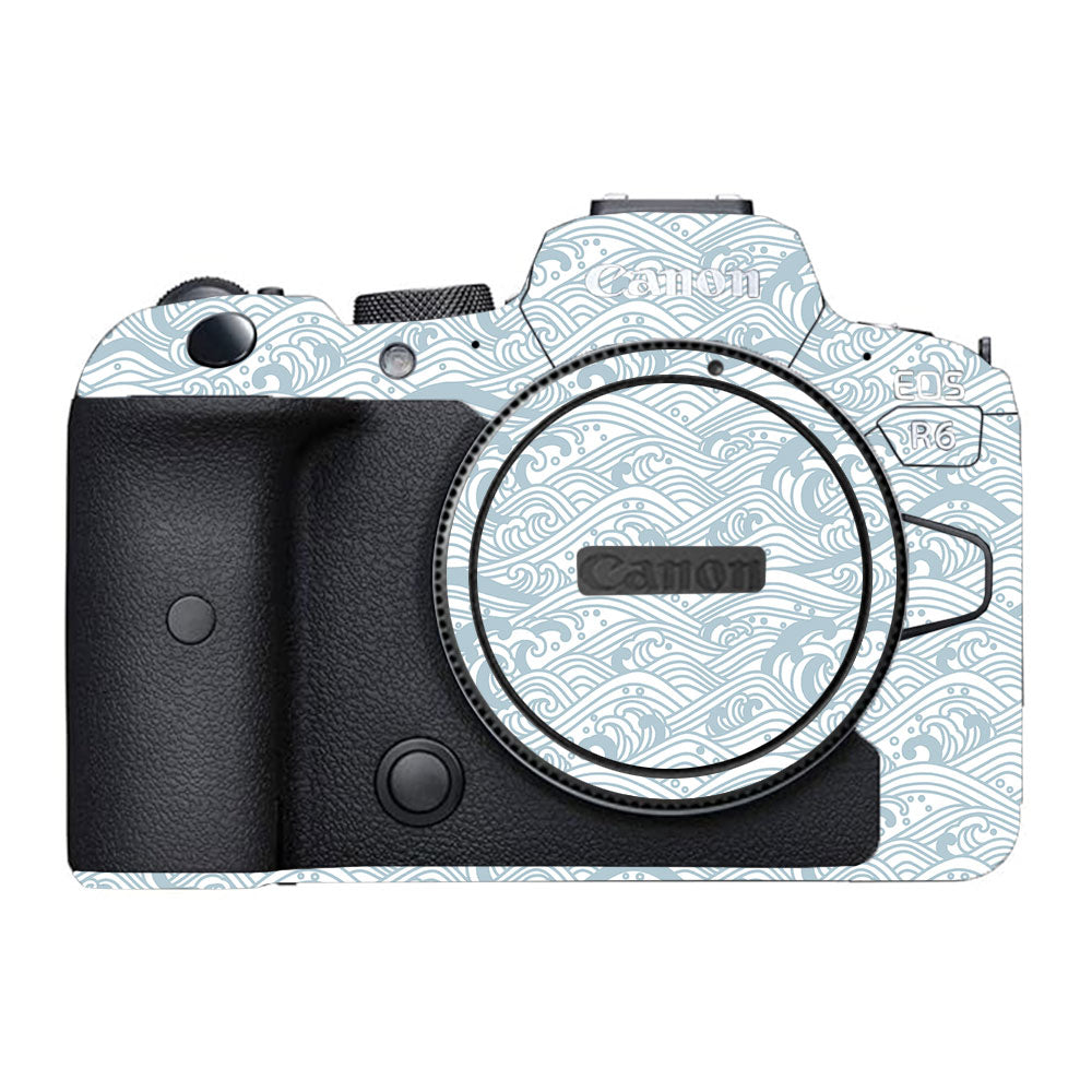 Textured Frost Wave Canon EOS R6 Mark I Camera Skin