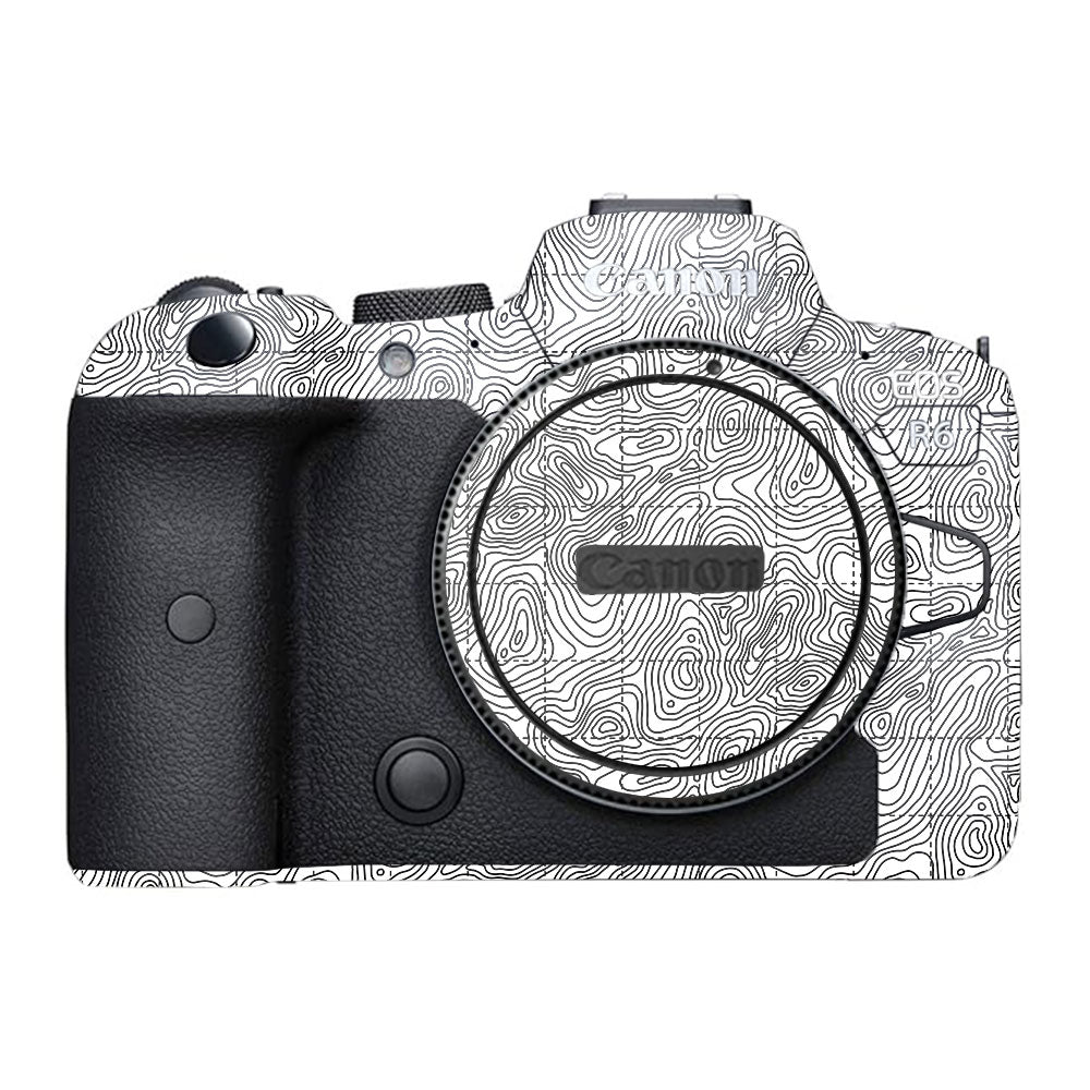 Textured Topo Flow Canon EOS R6 Mark I Camera Skin