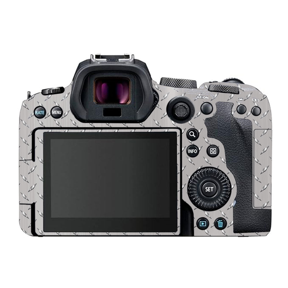 Textured Silver Tread Canon EOS R6 Mark I Camera Skin