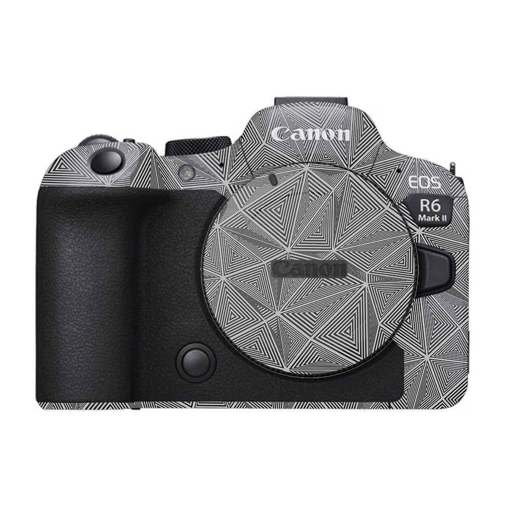Textured Dark Prism Geometric Canon EOS R6 Mark II Camera Skin