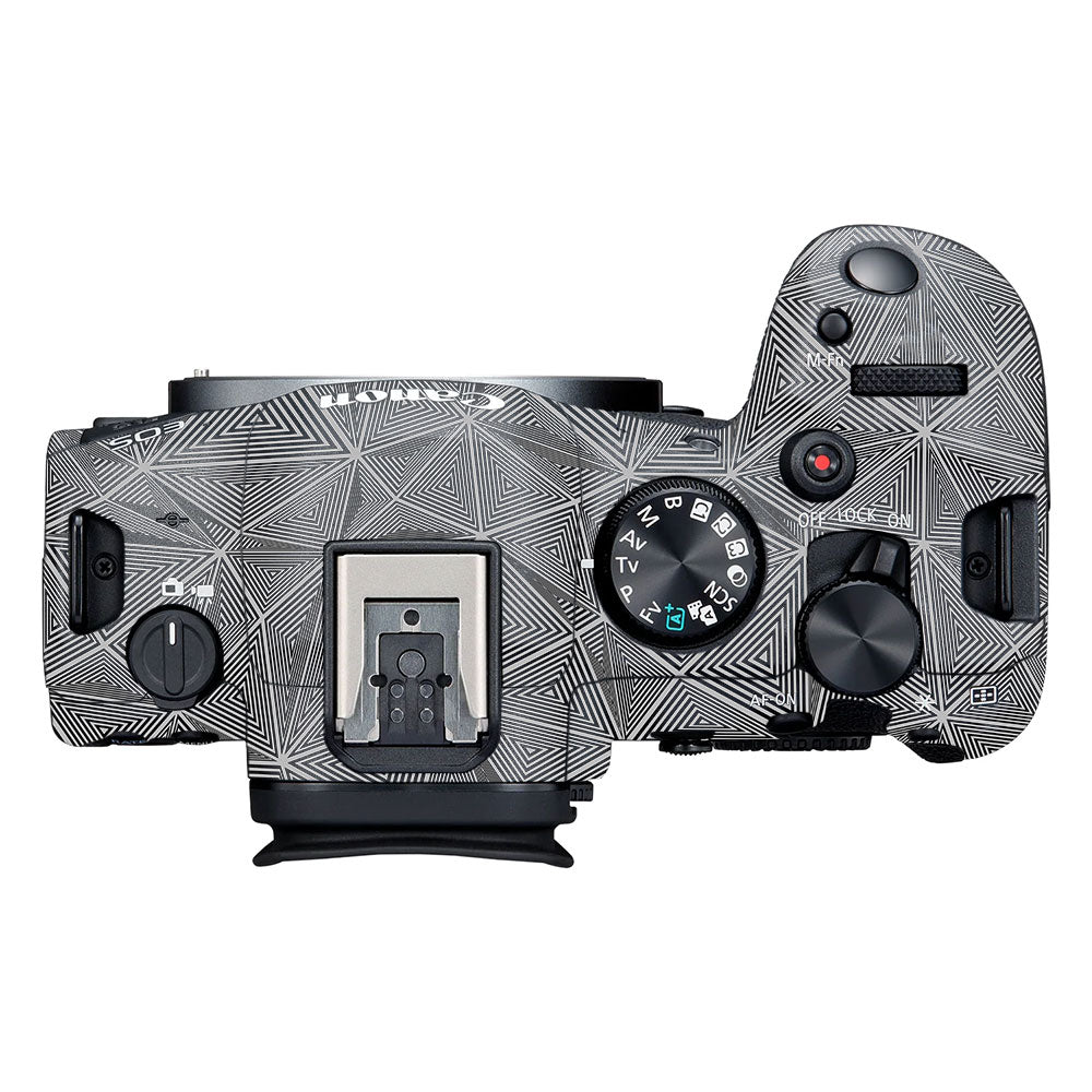 Textured Dark Prism Geometric Canon EOS R6 Mark II Camera Skin