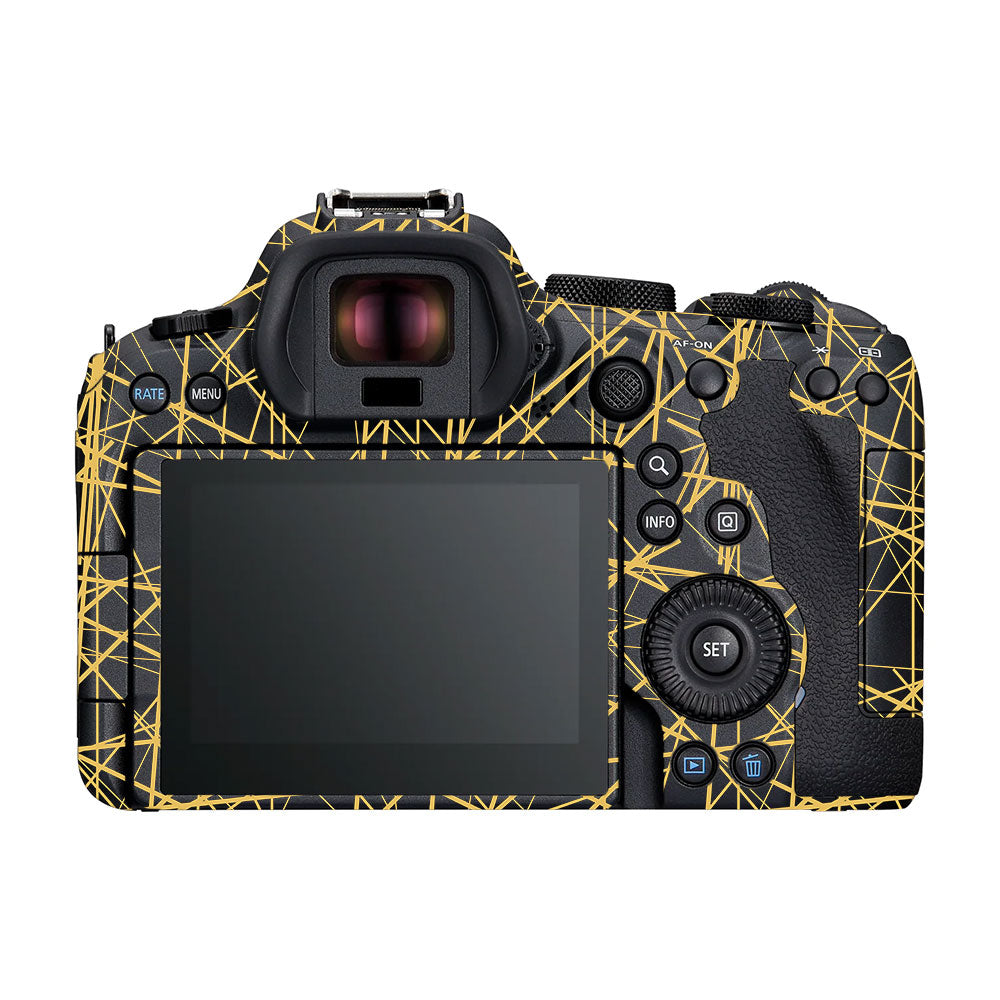 Textured Golden Web Canon EOS R6 Mark II Camera Skin