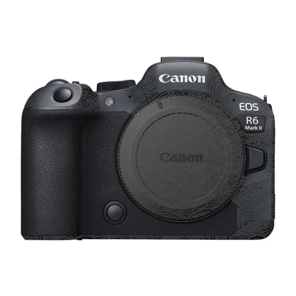Textured Matte Charcoal Canon EOS R6 Mark II Camera Skin