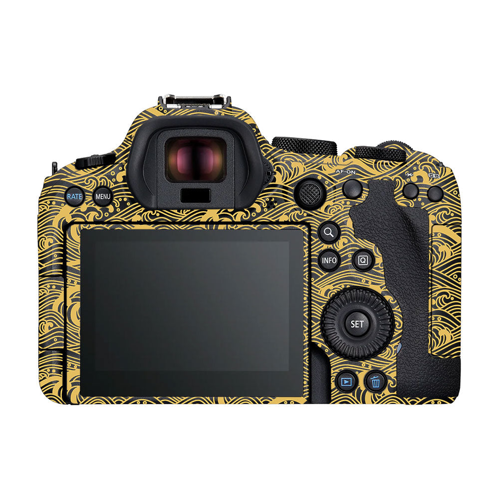Textured Golden Tide Canon EOS R6 Mark II Camera Skin