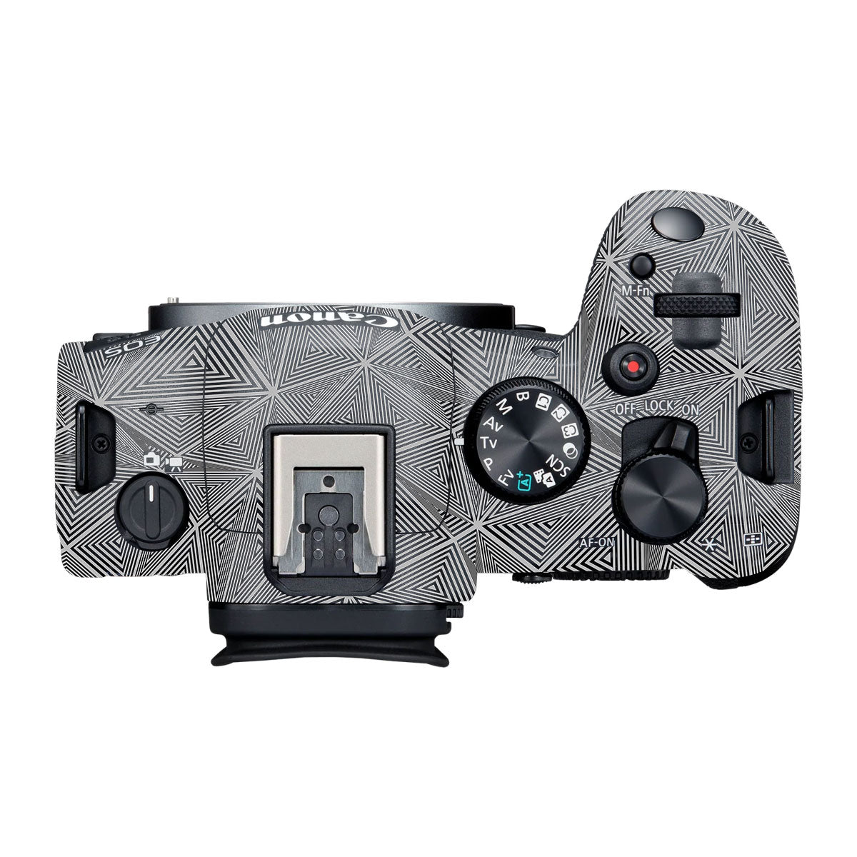 Textured Dark Prism Geometric Canon R6 Mark III Camera Skin