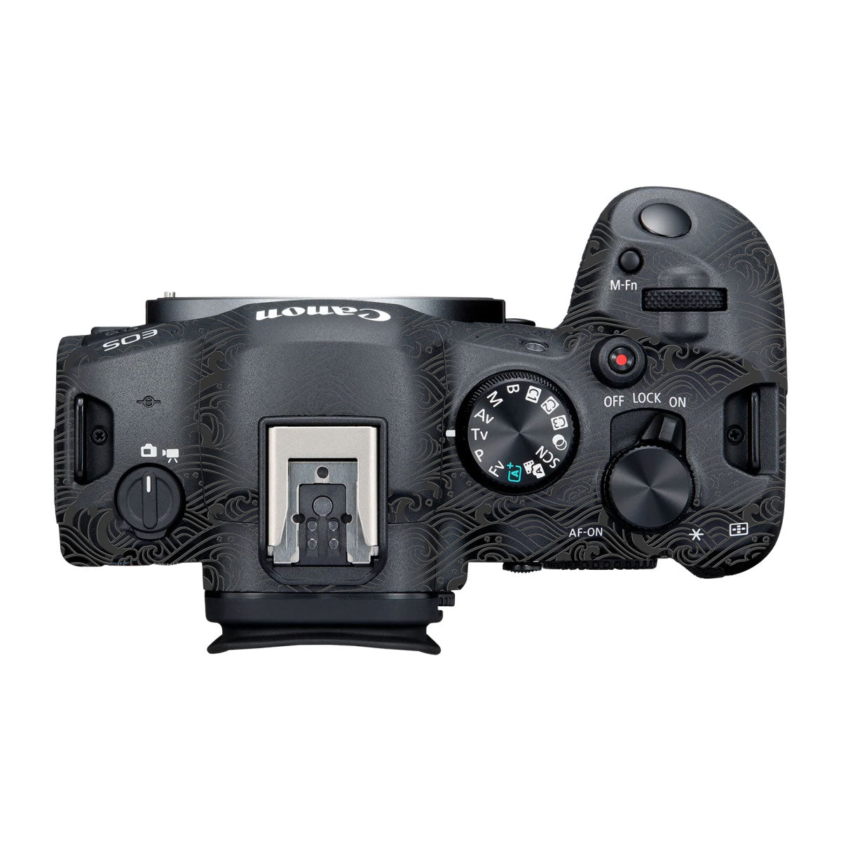 Textured Matte Charcoal Canon R6 Mark III Camera Skin
