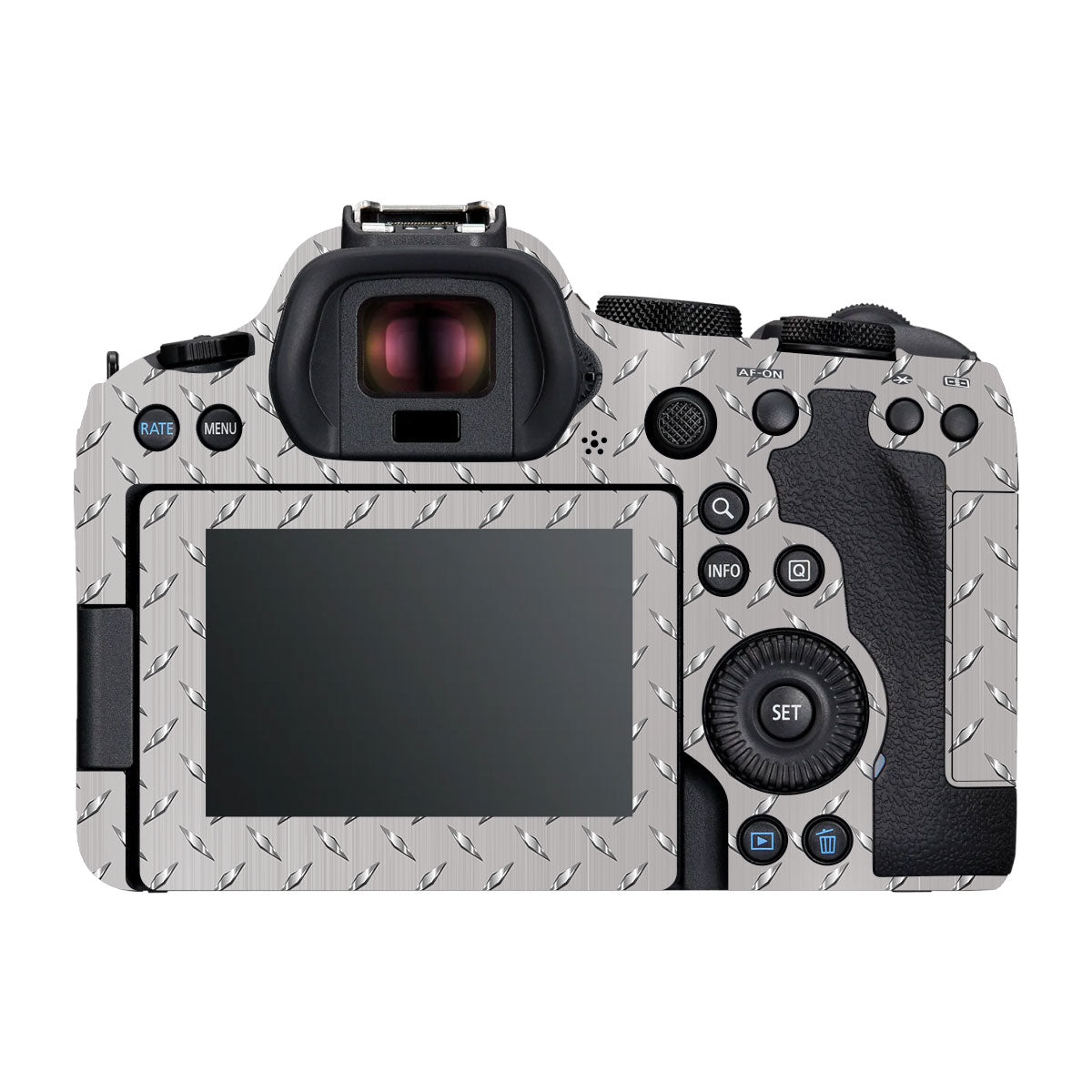Textured Silver Tread Canon R6 Mark III Camera Skin