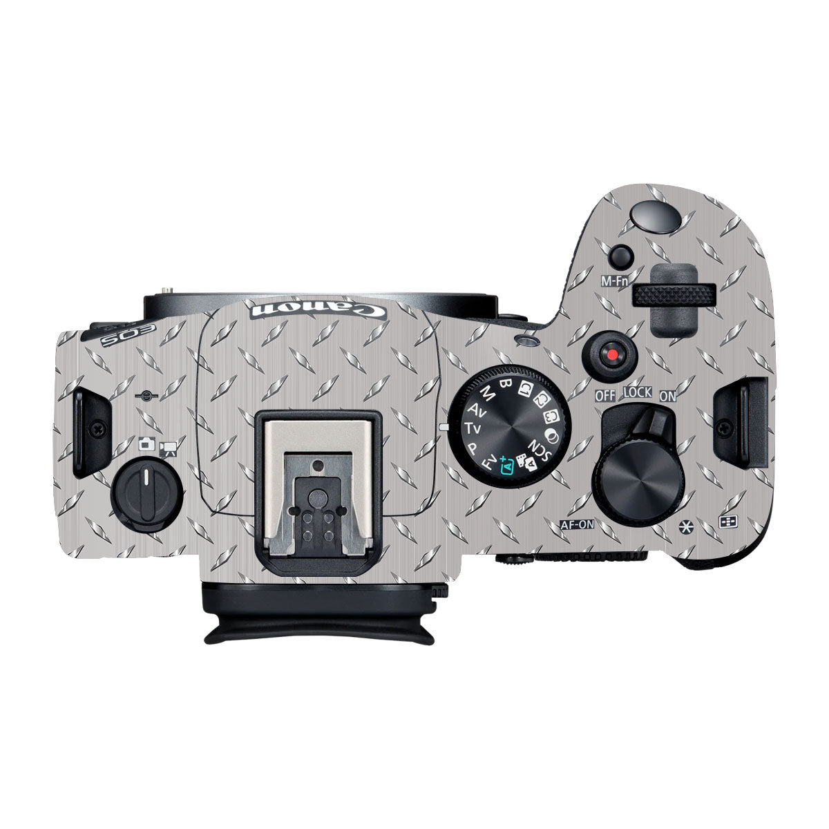 Textured Silver Tread Canon R6 Mark III Camera Skin