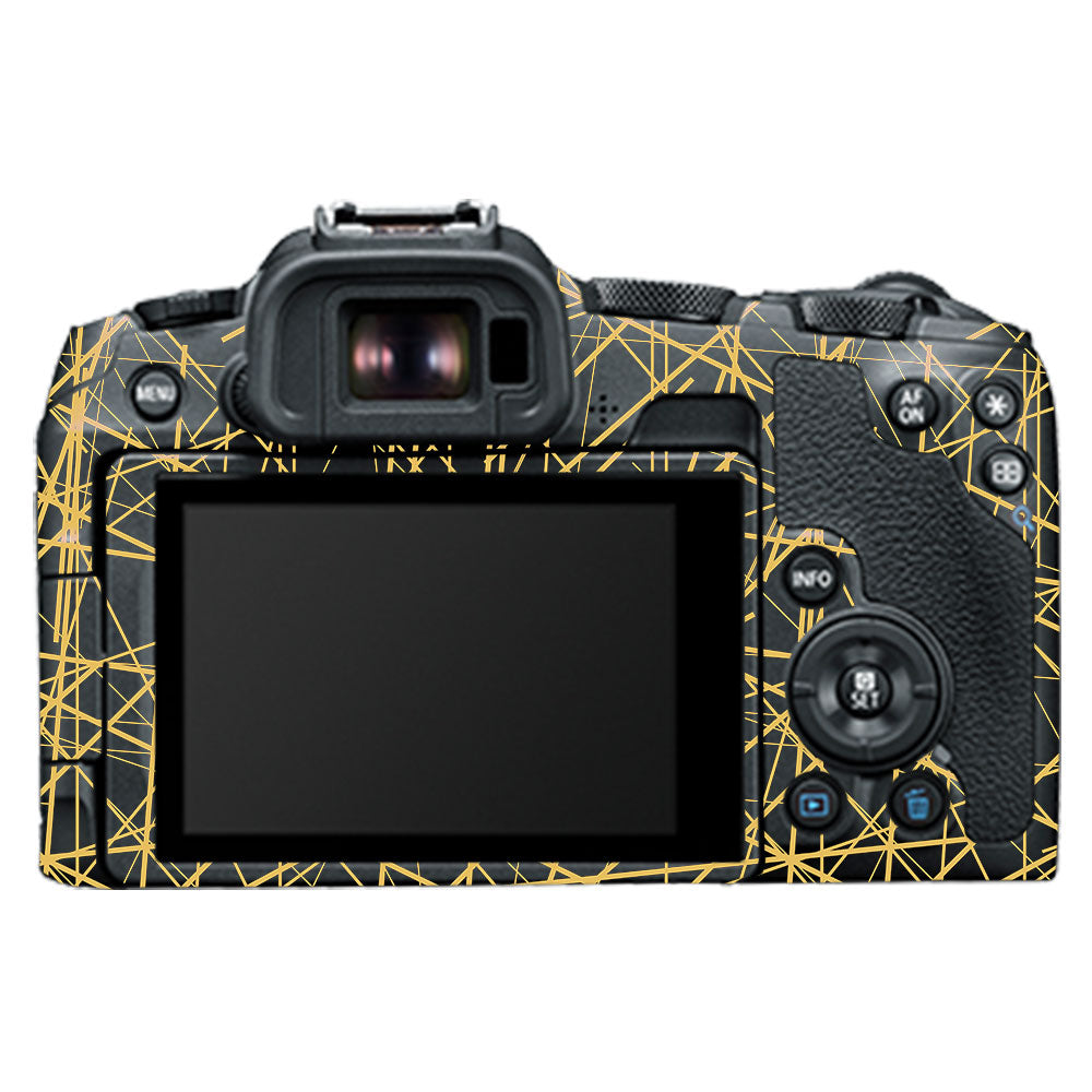 Textured Golden Web Canon EOS R8 Camera Skin