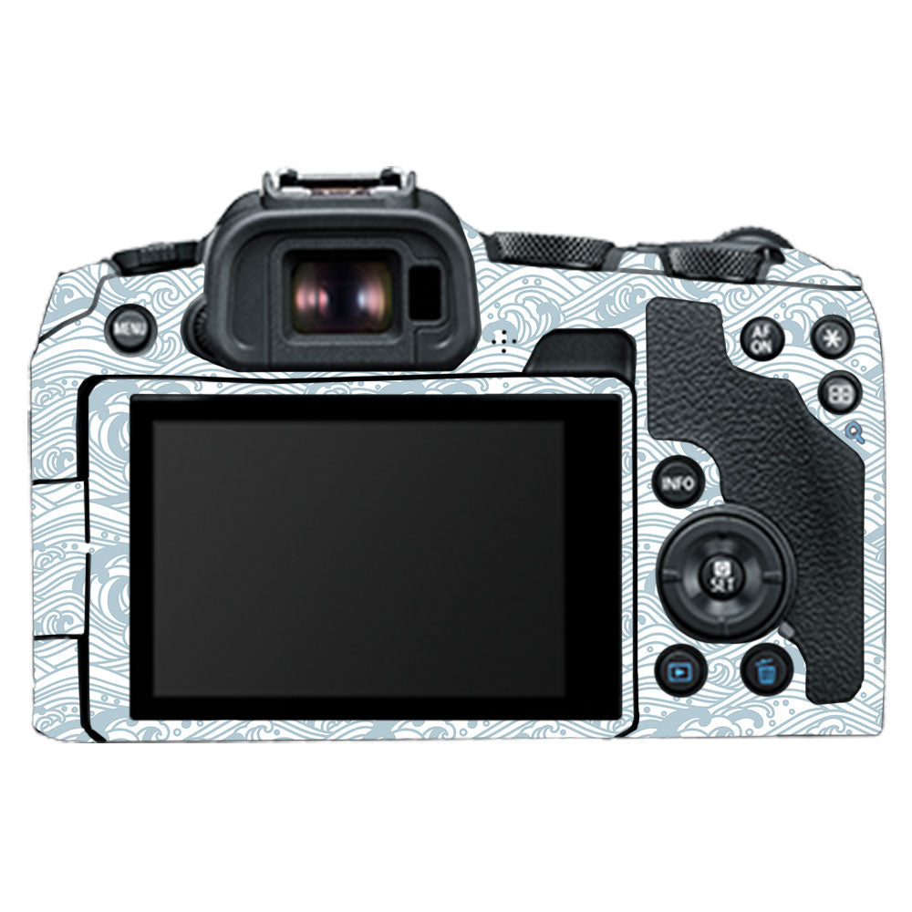 Textured Frost Wave Canon EOS R8 Camera Skin