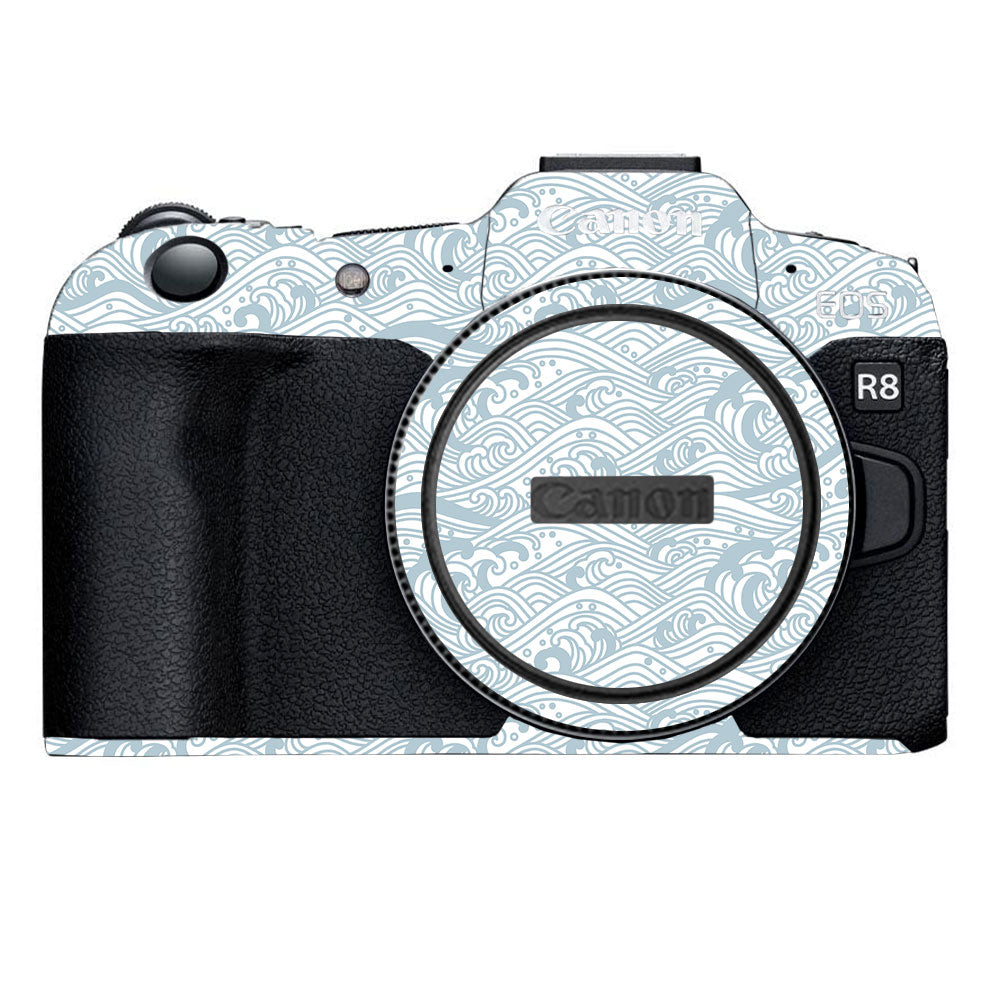 Textured Frost Wave Canon EOS R8 Camera Skin