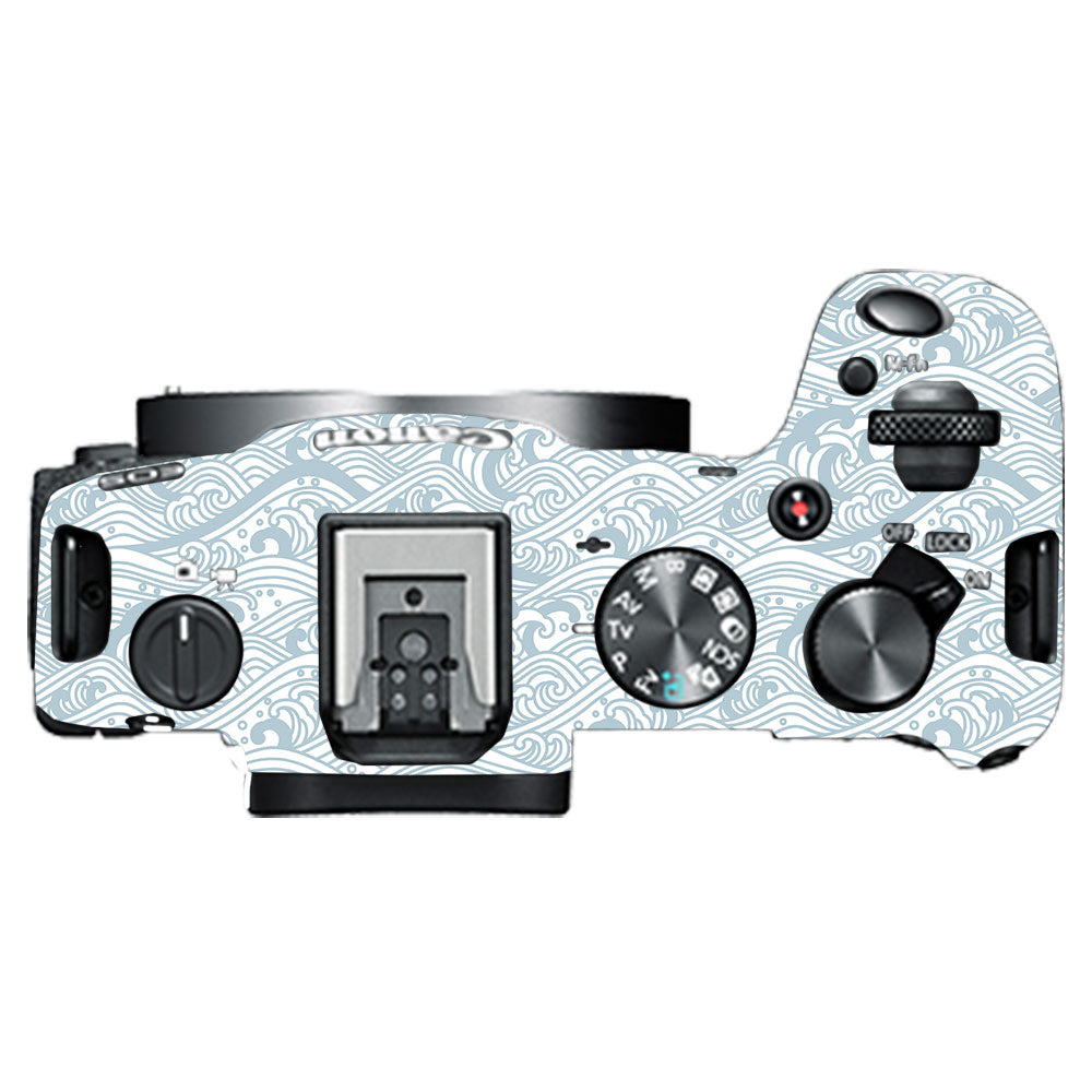 Textured Frost Wave Canon EOS R8 Camera Skin
