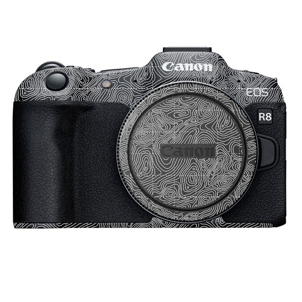 Textured Midnight Slate Canon EOS R8 Camera Skin
