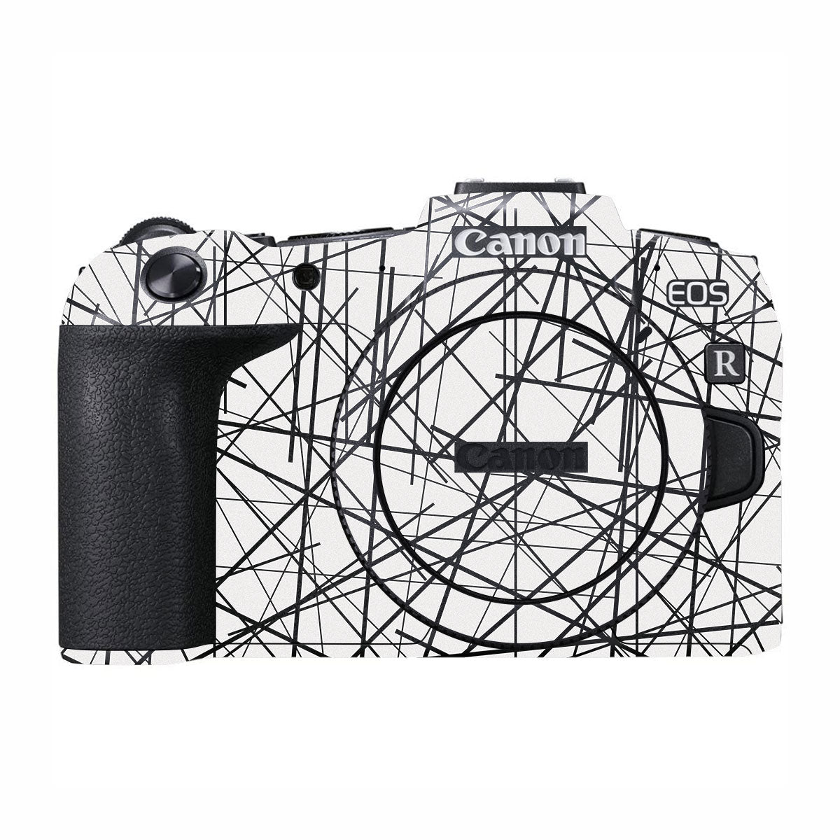 Textured White Chaos Line Canon EOS RP Camera Skin
