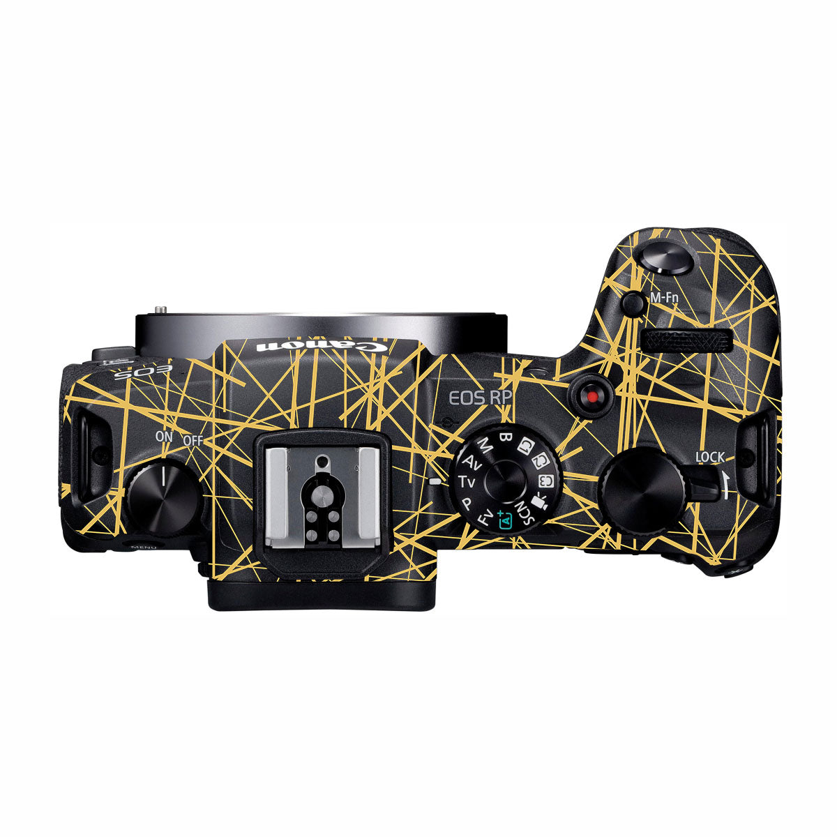 Textured Golden Web Canon EOS RP Camera Skin