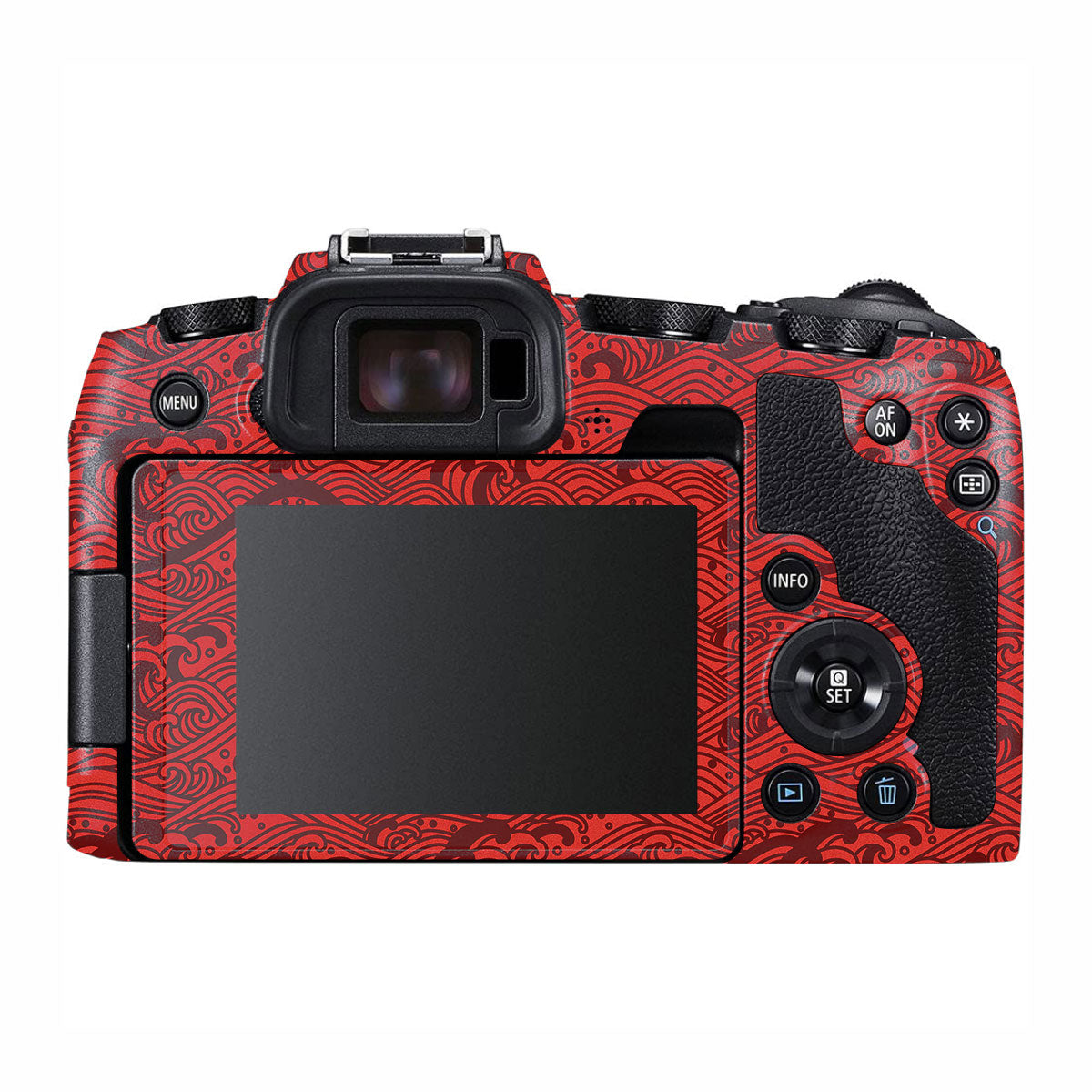 Textured Crimson Wave Canon EOS RP Camera Skin