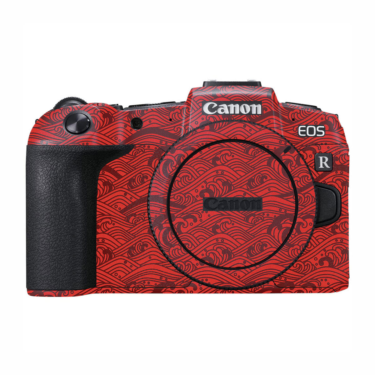 Textured Crimson Wave Canon EOS RP Camera Skin