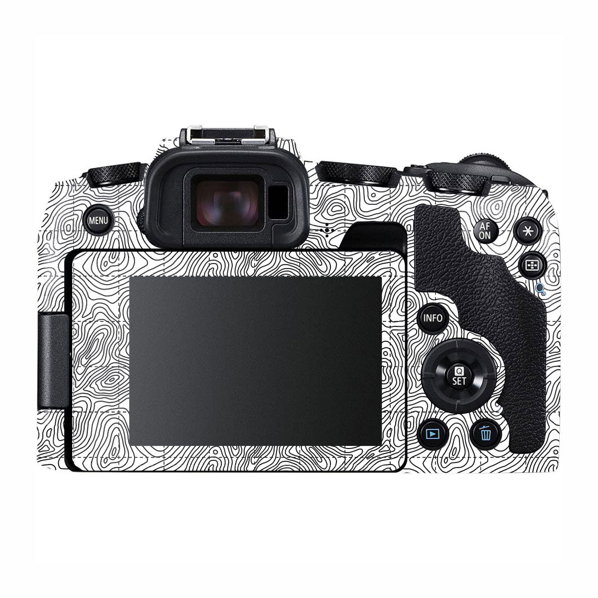 Textured Topo Flow Canon EOS RP Camera Skin