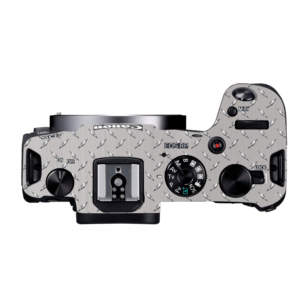 Textured Silver Tread Canon EOS RP Camera Skin