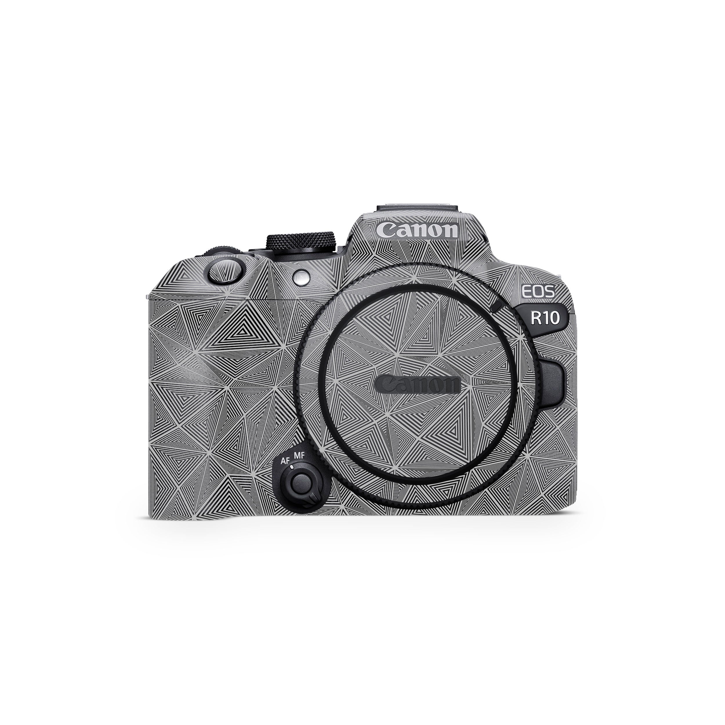 Textured Dark Prism Geometric Canon EOS R10 Camera Skin