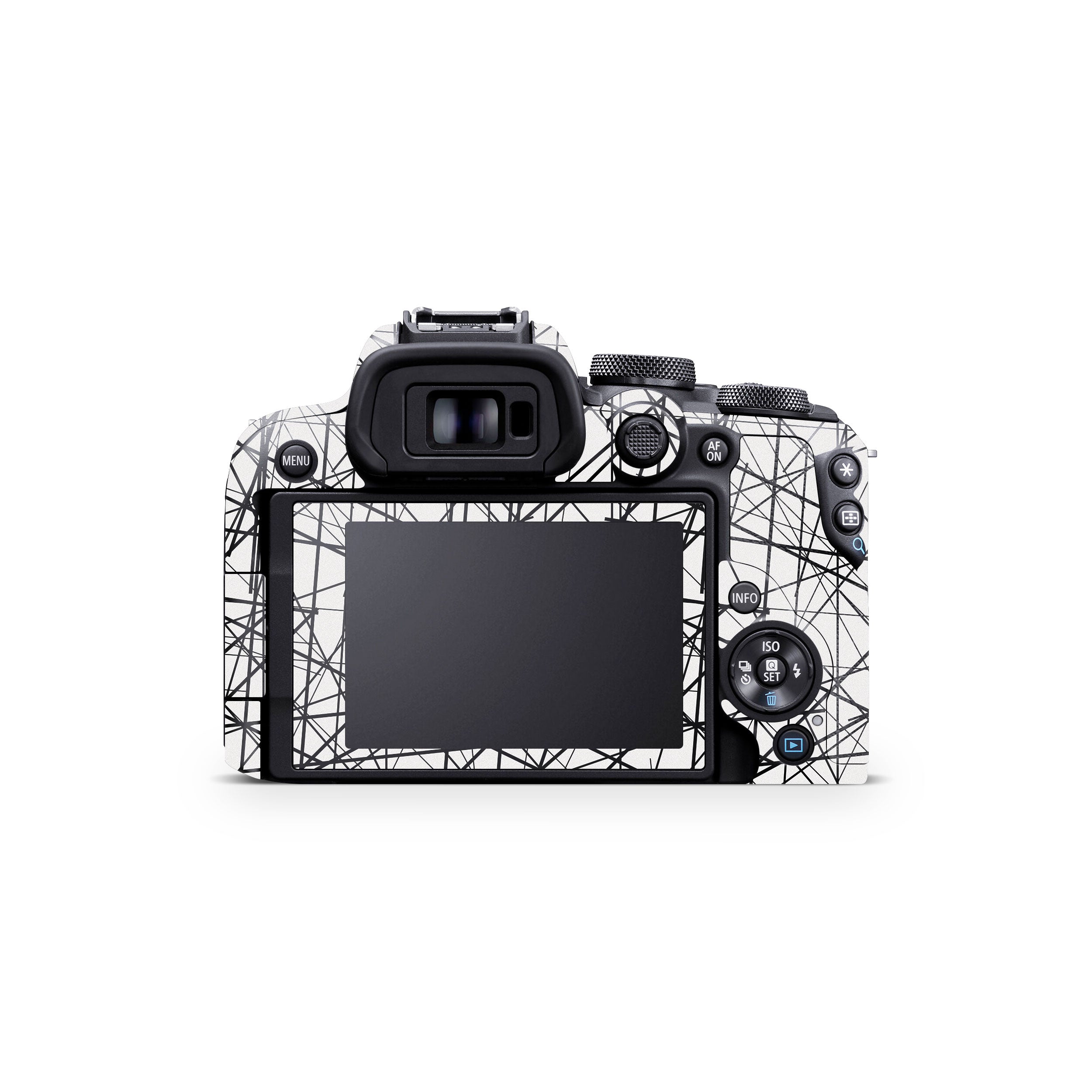 Textured White Chaos Line Canon EOS R10 Camera Skin
