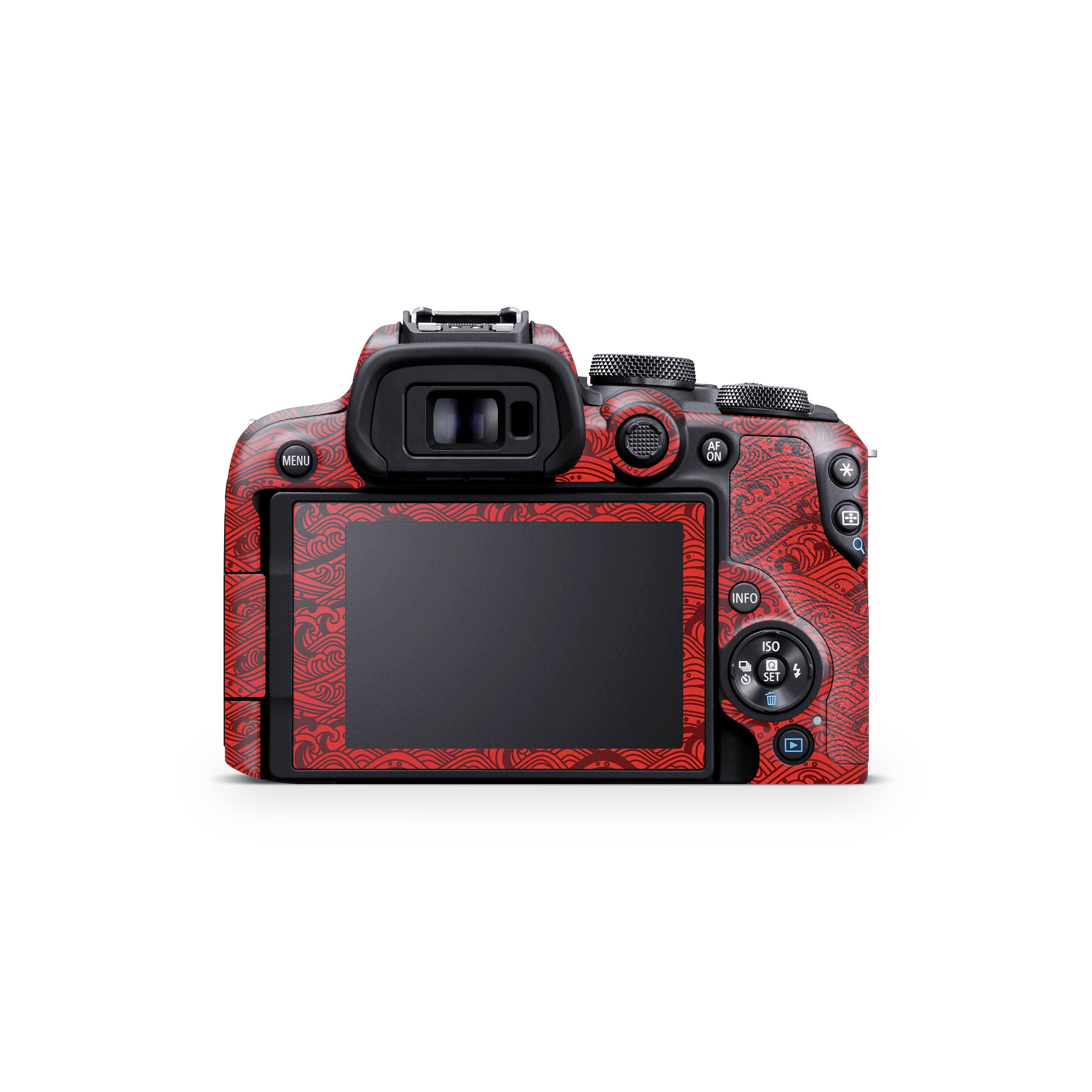 Textured Crimson Wave Canon EOS R10 Camera Skin