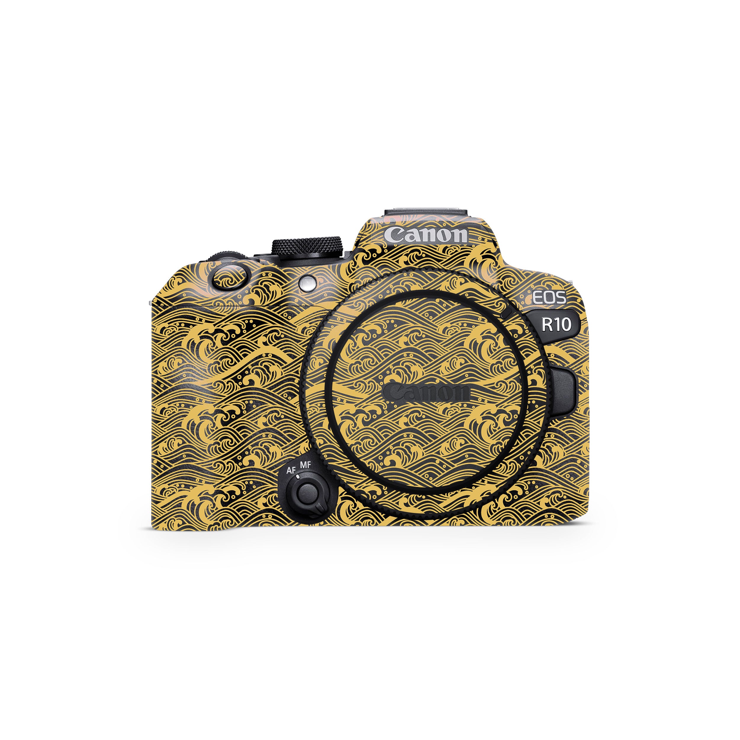 Textured Golden Tide Canon EOS R10 Camera Skin