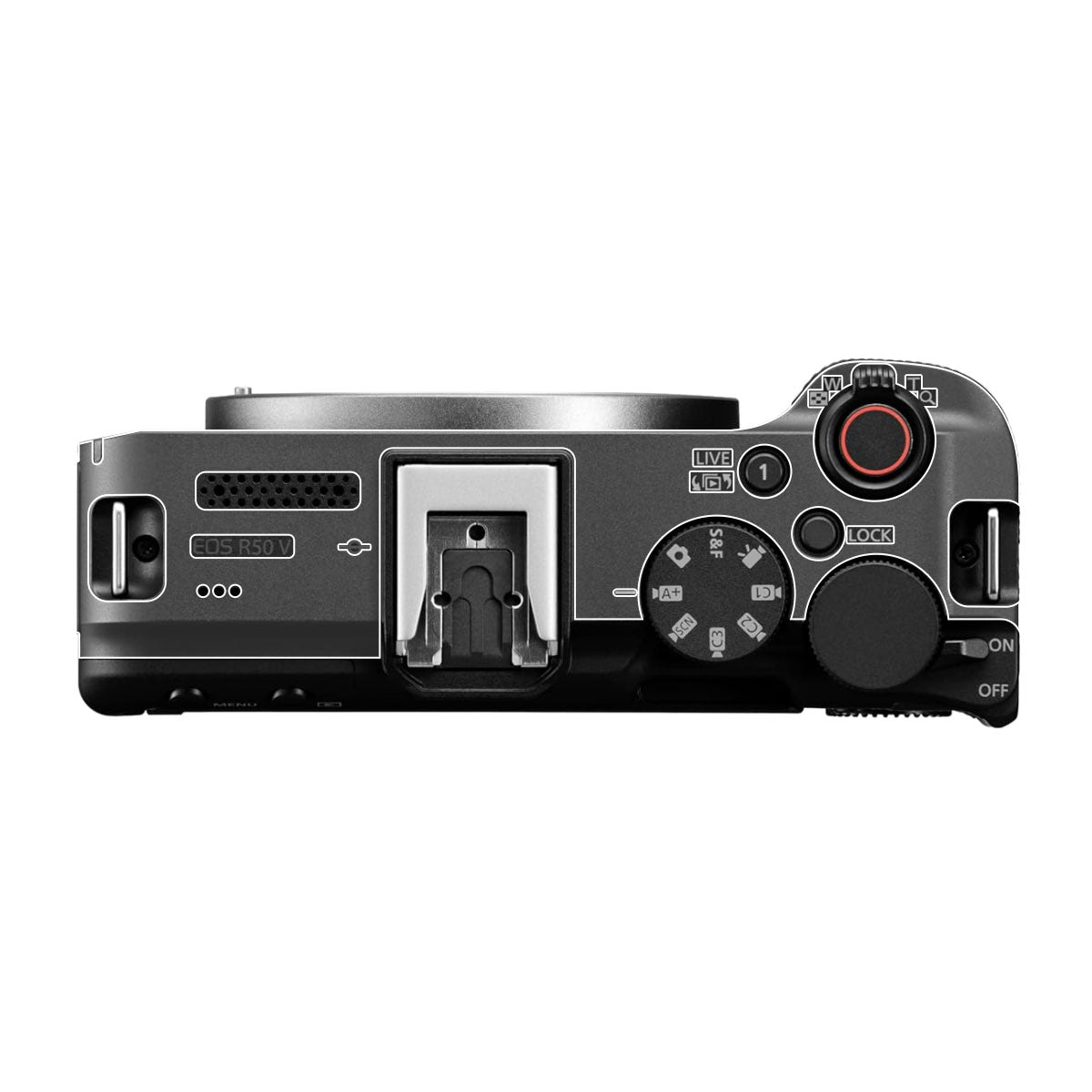 Transparent Canon EOS R50V Camera Skin