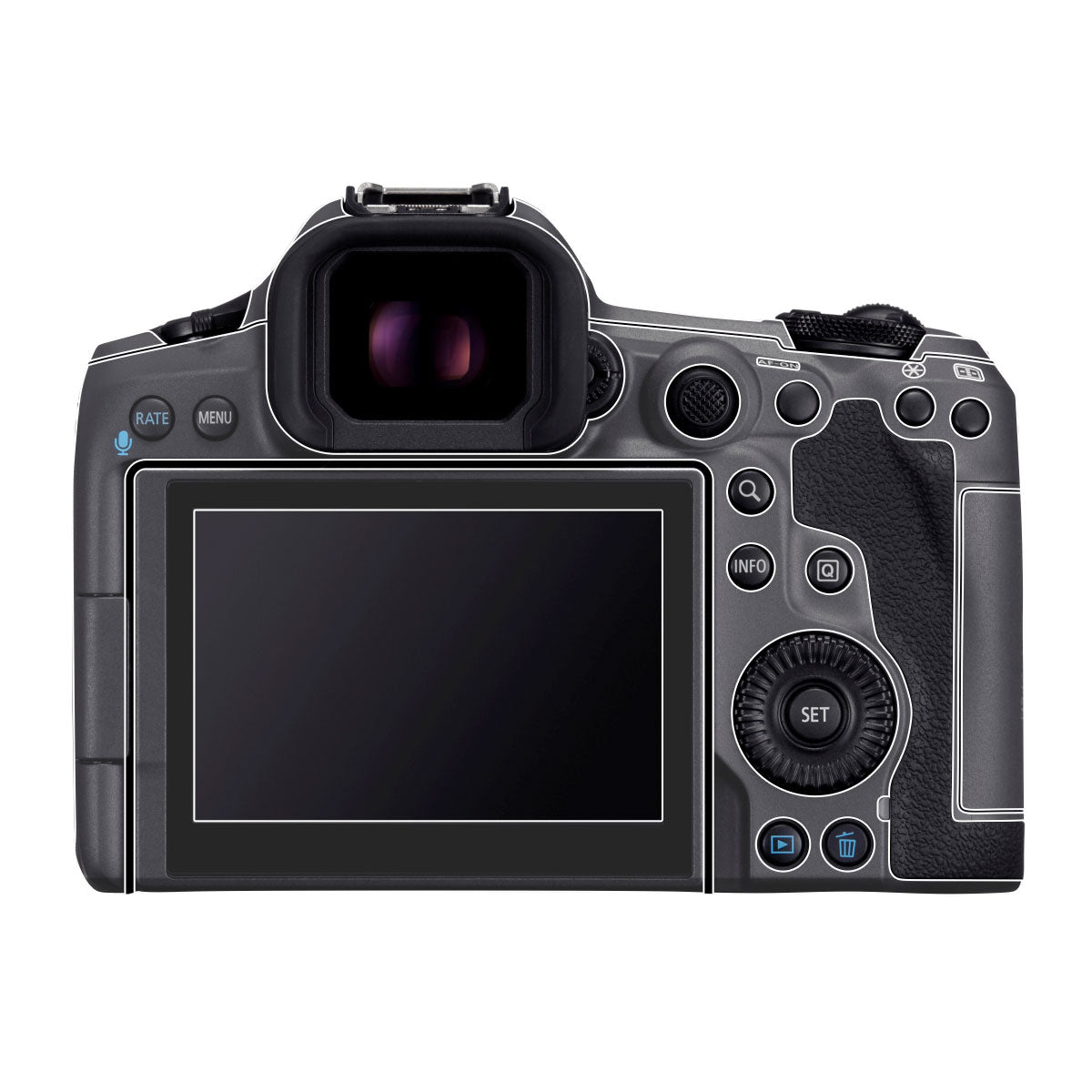 Transparent Canon EOS R5 Mark II Camera Skin
