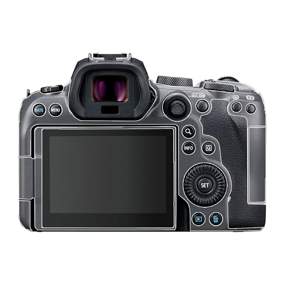 Transparent Canon EOS R6 Mark I Camera Skin