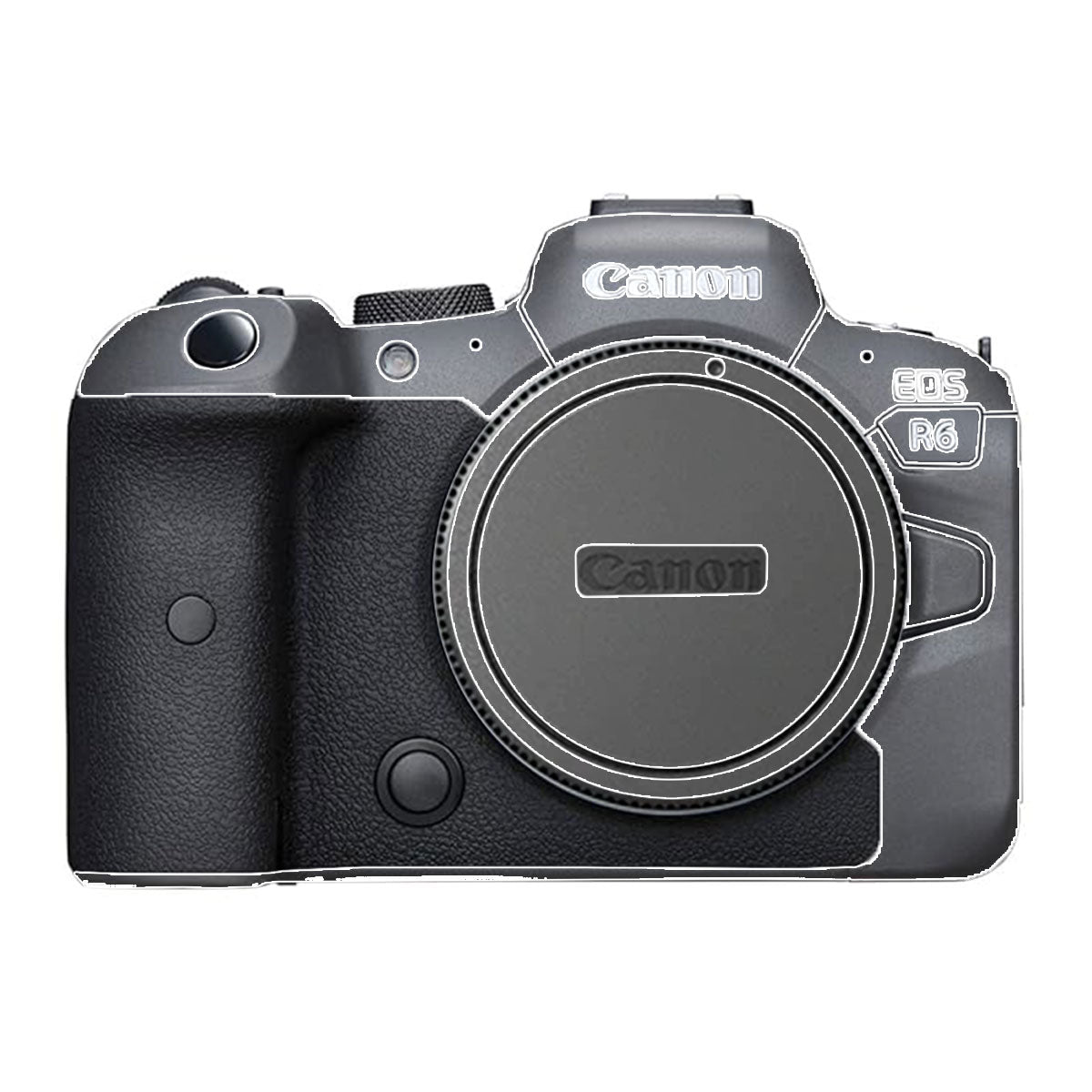 Transparent Canon EOS R6 Mark I Camera Skin