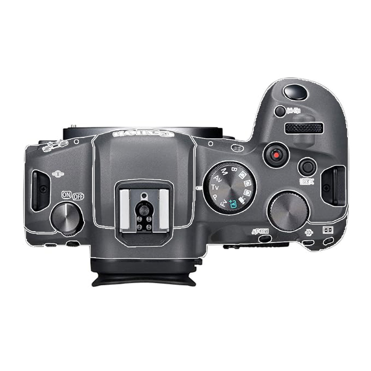 Transparent Canon EOS R6 Mark I Camera Skin