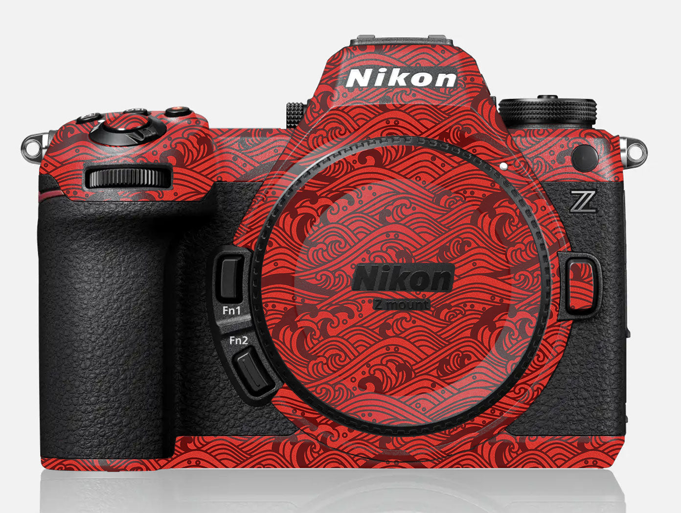 Textured Crimson Wave Nikon Z6 III Camera Skin