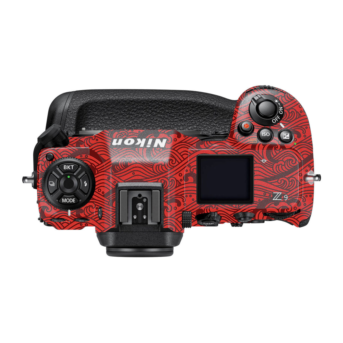 Textured Crimson Wave Nikon Z9 Camera Skin