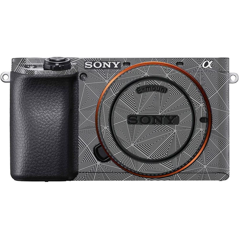 Textured Dark Prism Geometric Sony A6100 Camera Skin