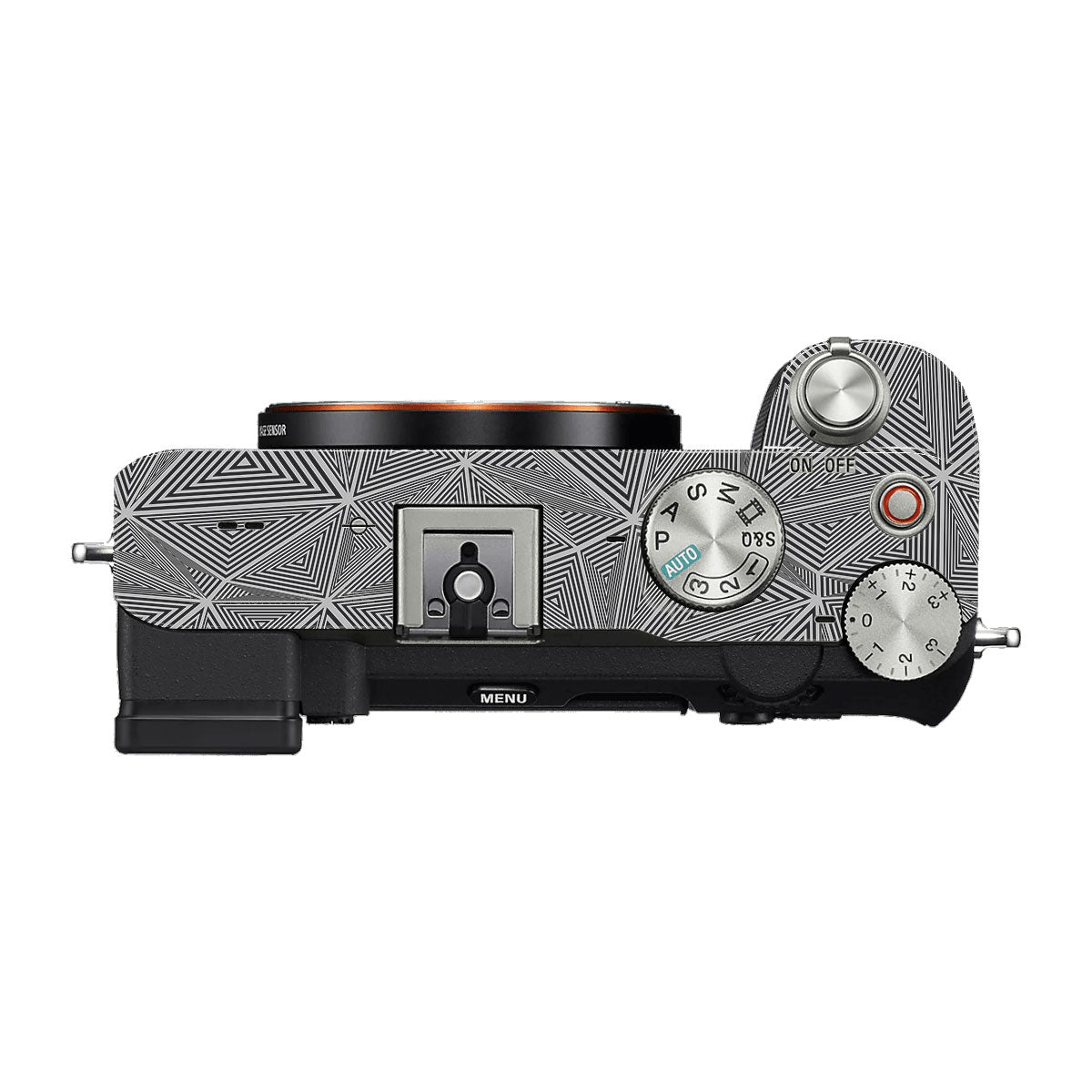 Textured Dark Prism Geometric Sony A7 C Camera Skin