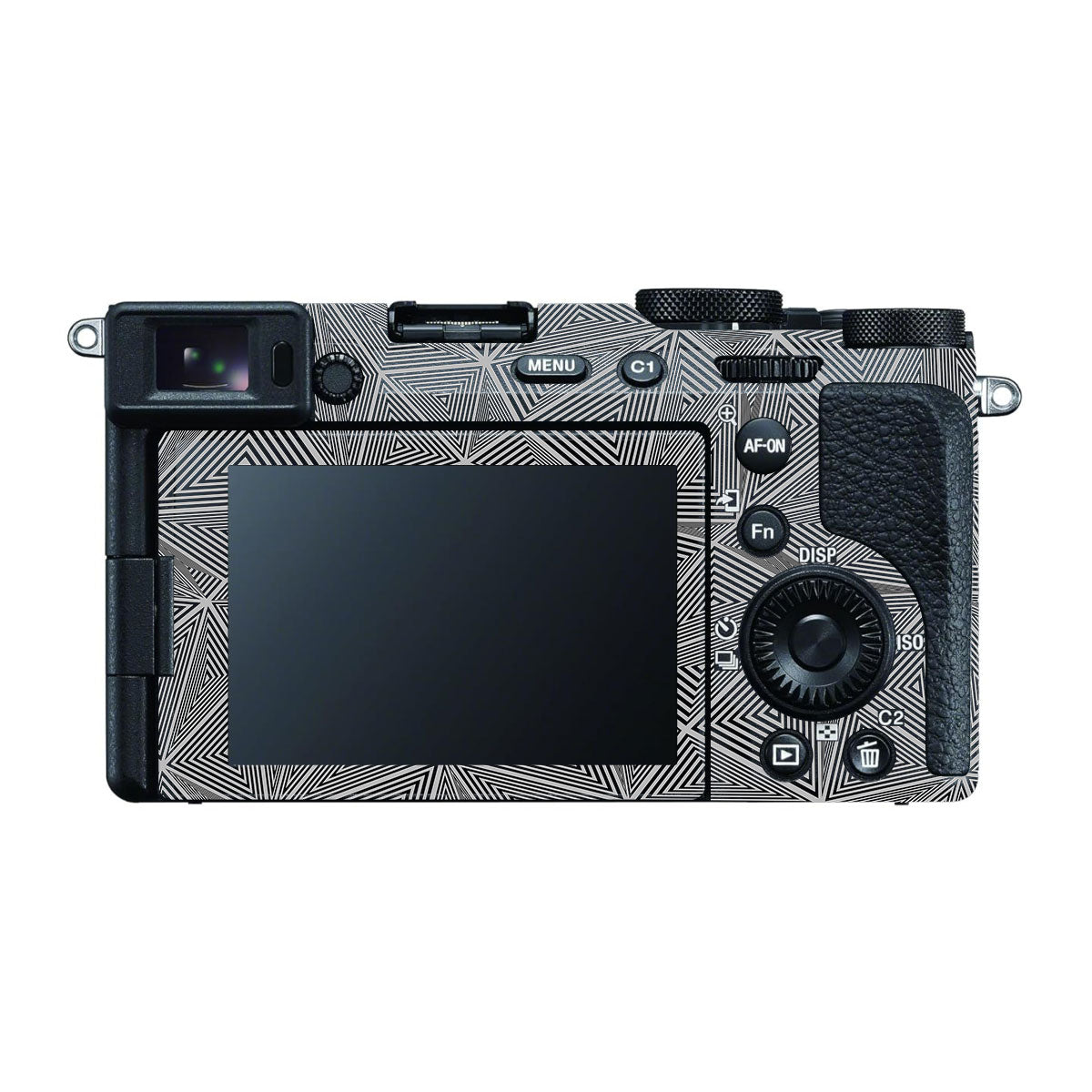 Textured Dark Prism Geometric Sony A7 CII Camera Skin