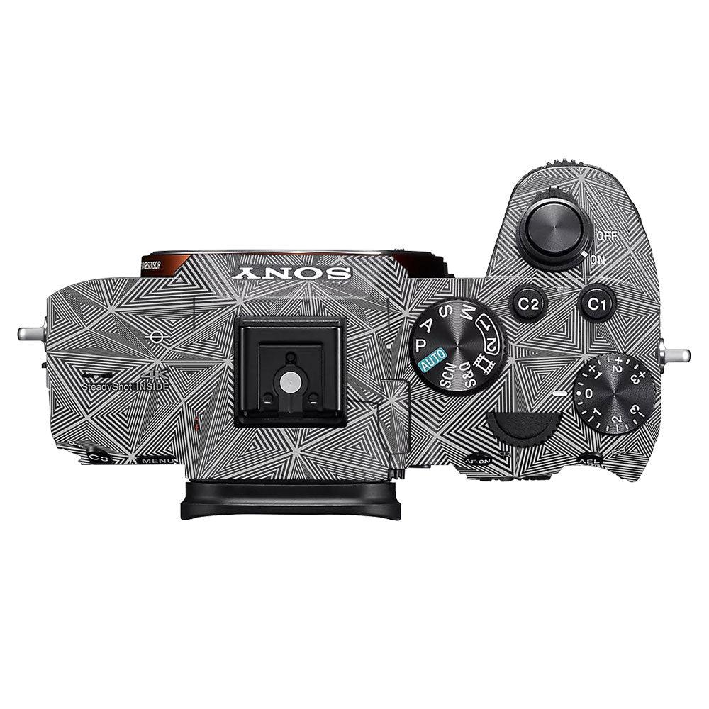 Textured Dark Prism Geometric Sony A7MIII Camera Skin