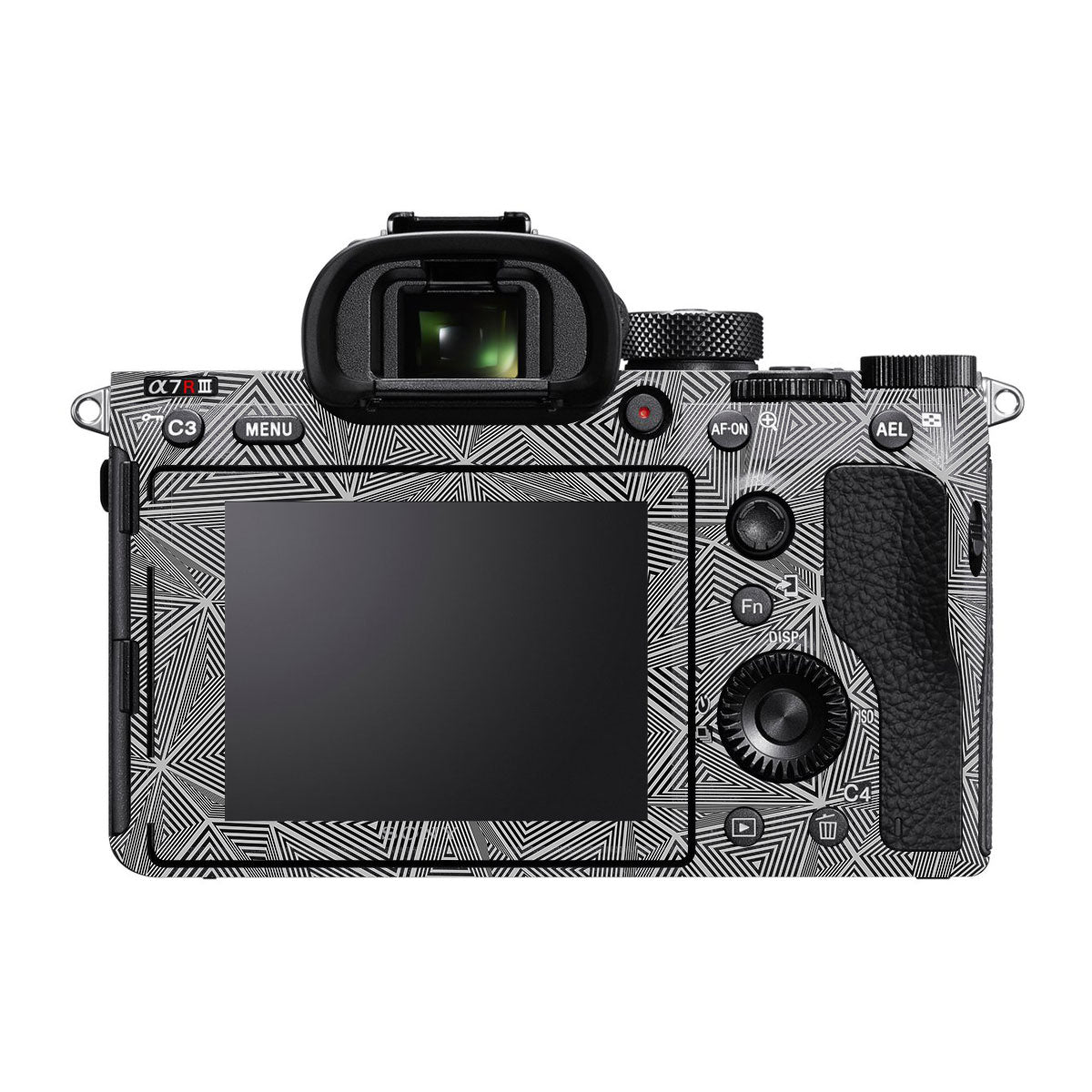 Textured Dark Prism Geometric Sony A7R III Camera Skin