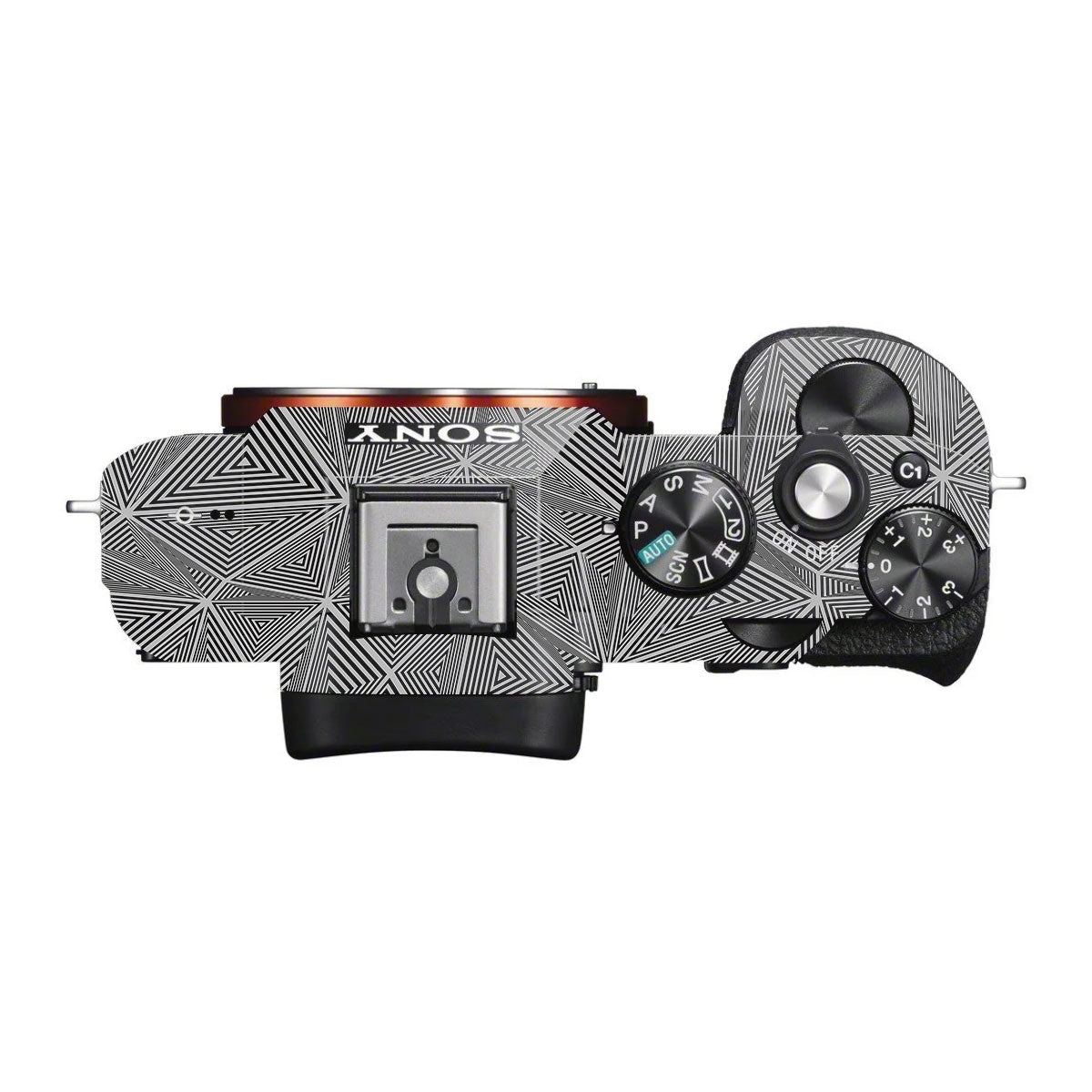 Textured Dark Prism Geometric Sony A7 S Camera Skin