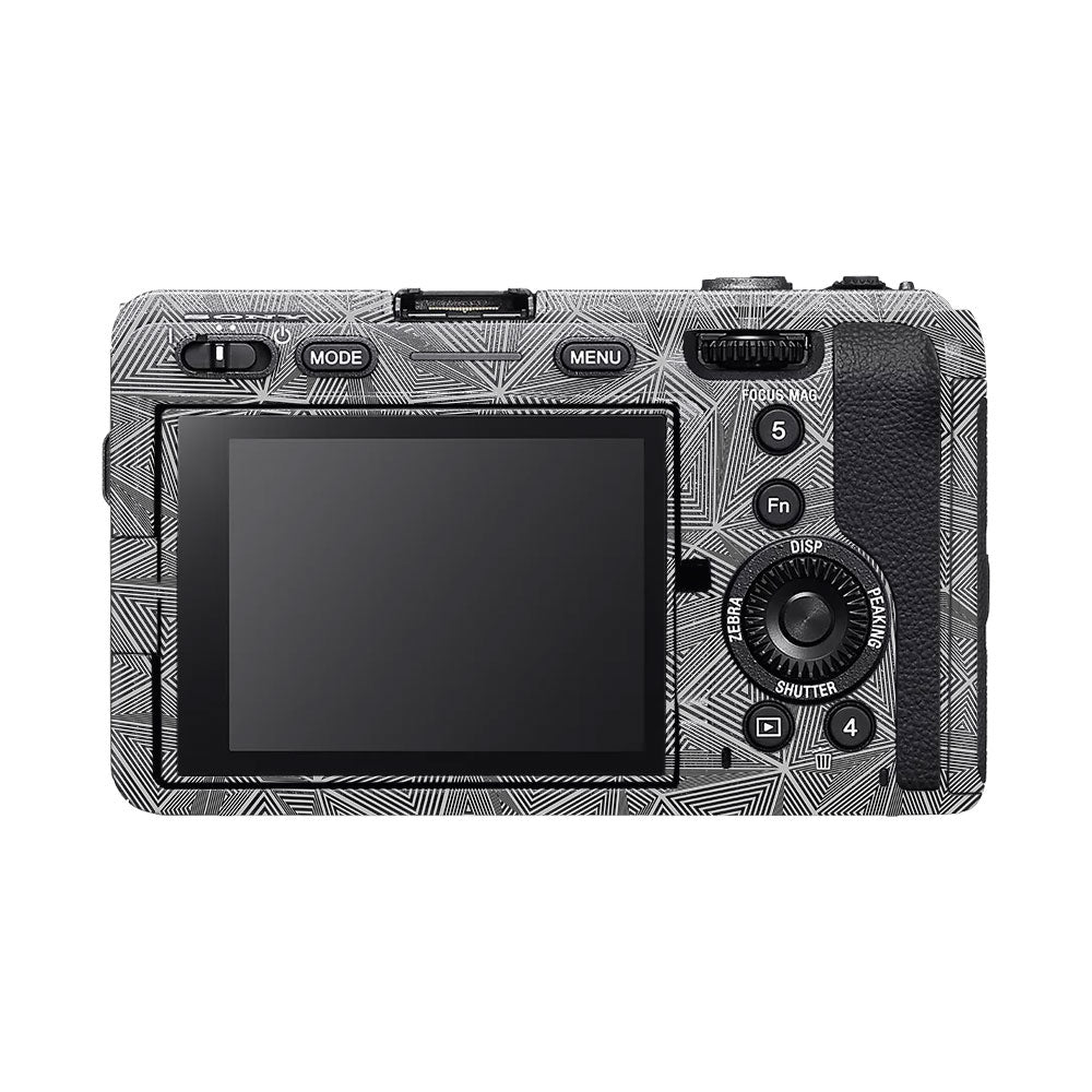 Textured Dark Prism Geometric Sony FX3 Camera Skin