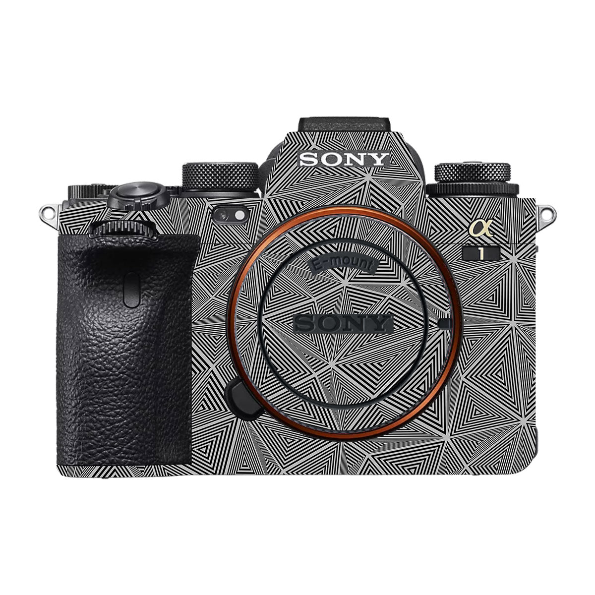 Textured Dark Prism Geometric Sony A1 Camera Skin