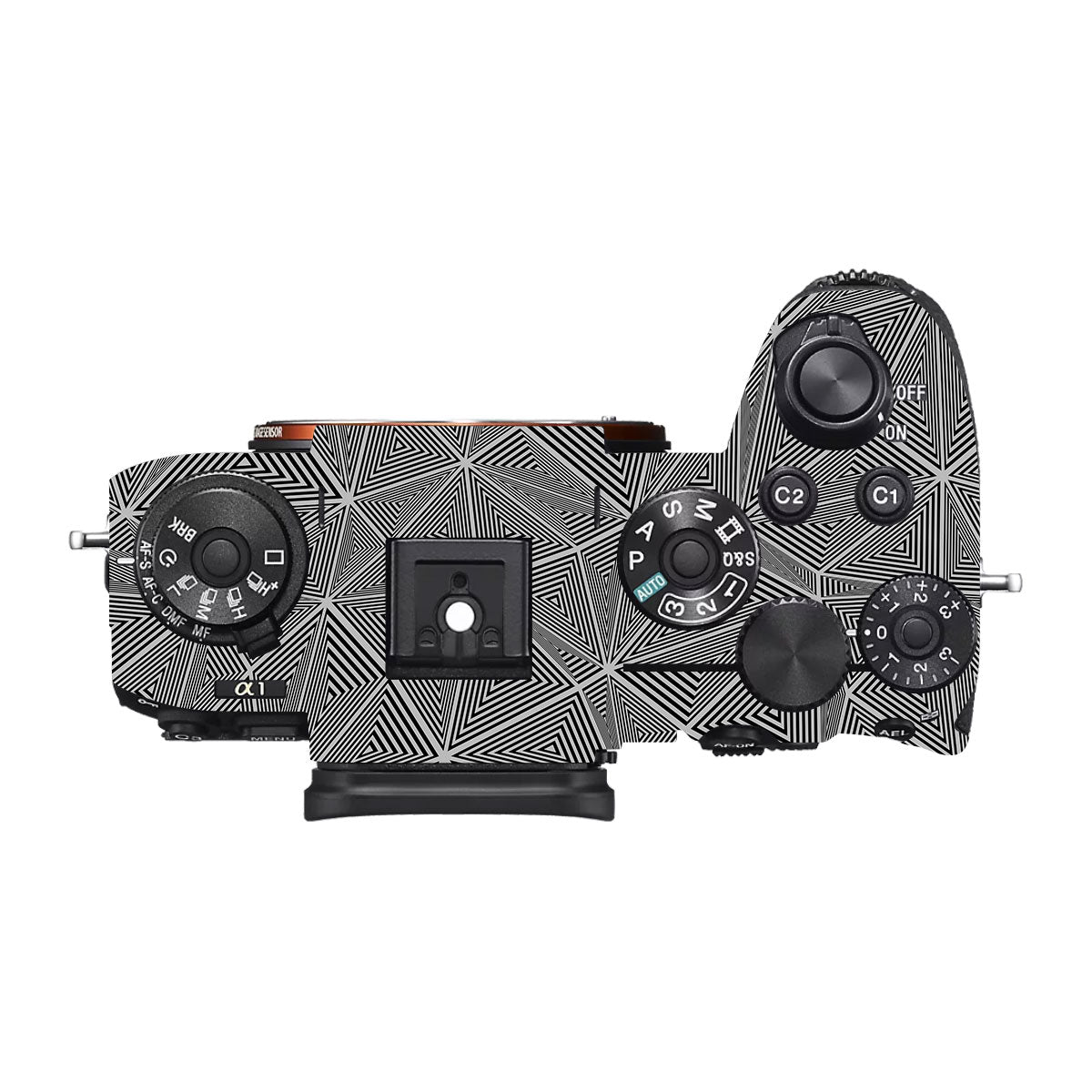 Textured Dark Prism Geometric Sony A1 Camera Skin