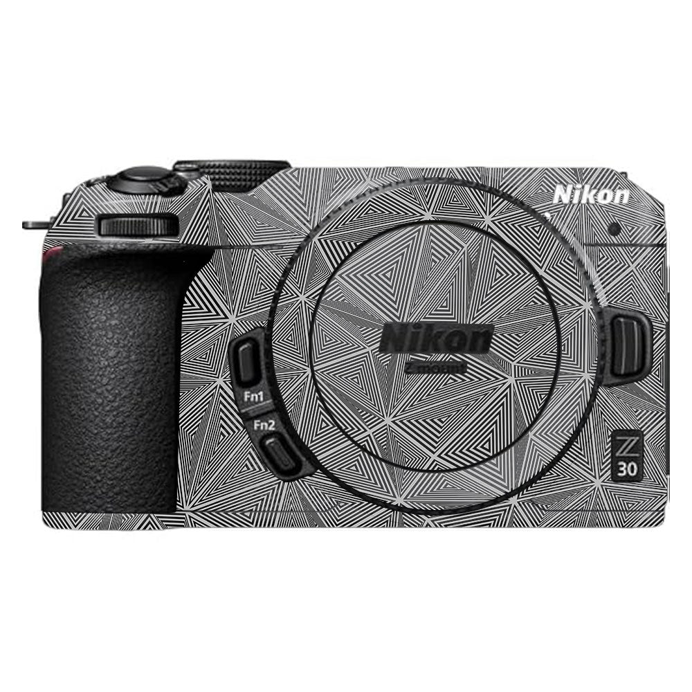 Textured Dark Prism Geometric Nikon Z30 Camera Skin