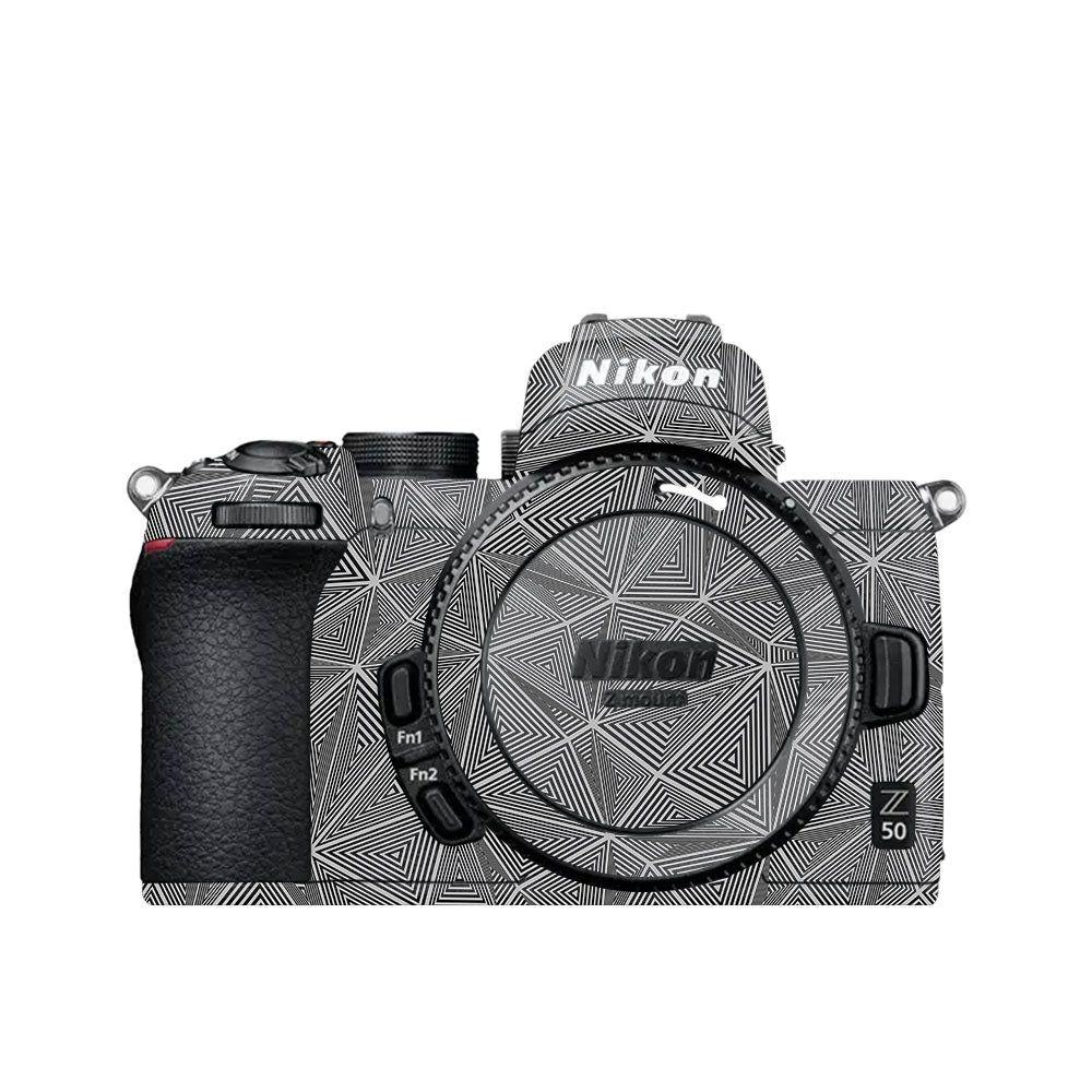 Textured Dark Prism Geometric Nikon Z50 Camera Skin