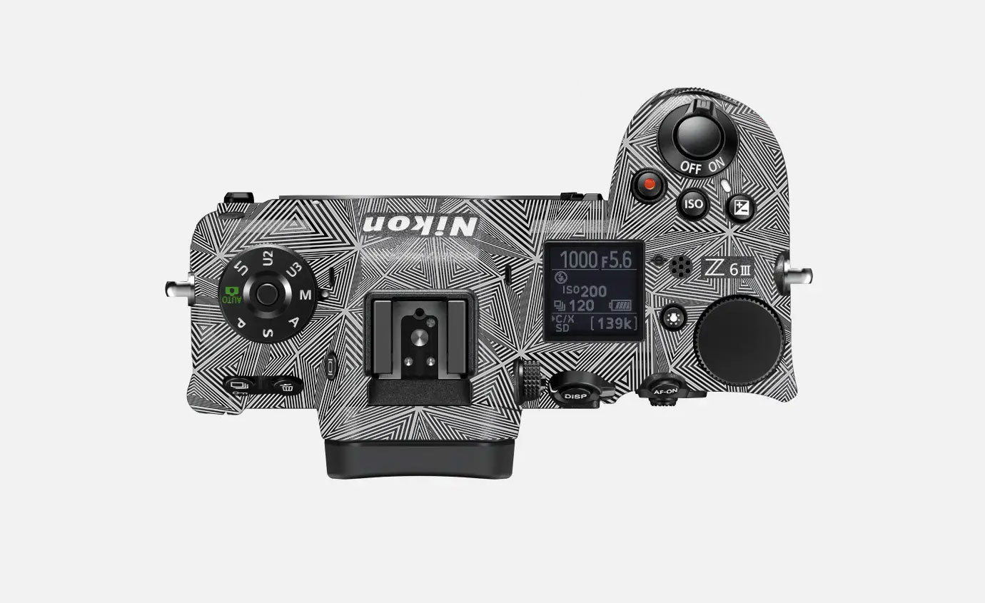 Textured Dark Prism Geometric Nikon Z6 III Camera Skin