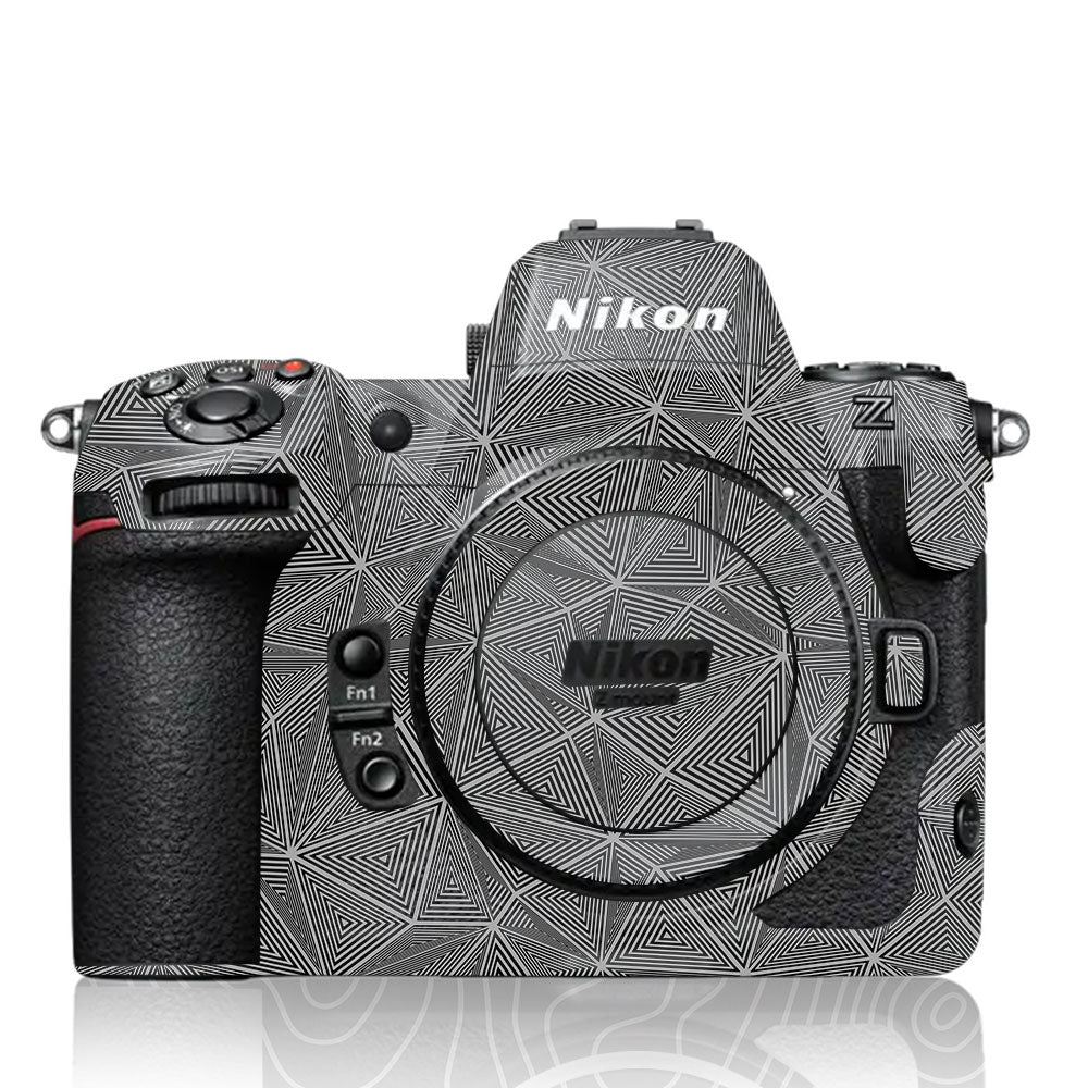 Textured Dark Prism Geometric Nikon Z8 Camera Skin