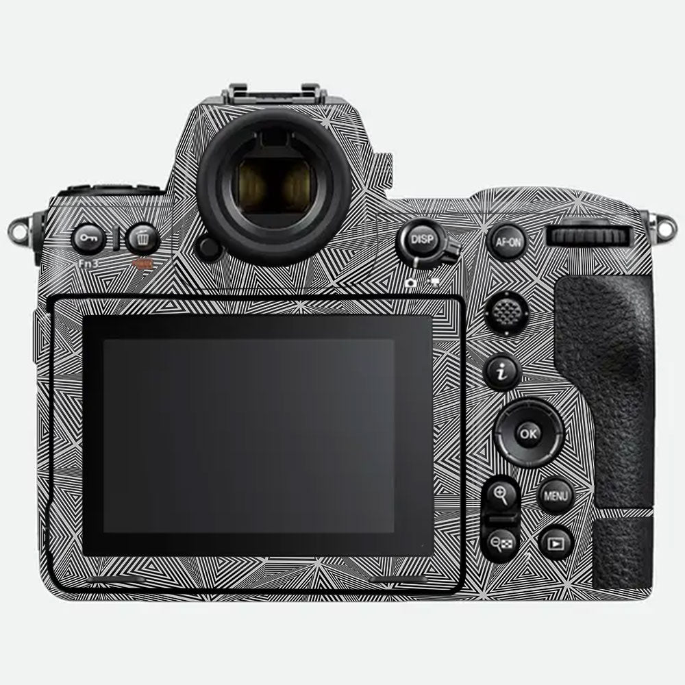 Textured Dark Prism Geometric Nikon Z8 Camera Skin