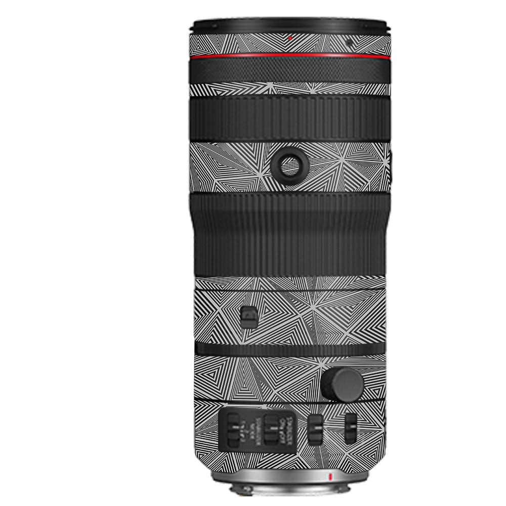 Textured Dark Prism Geometric Canon RF 70-200mm f/2.8 L IS USM Camera Lens Skin